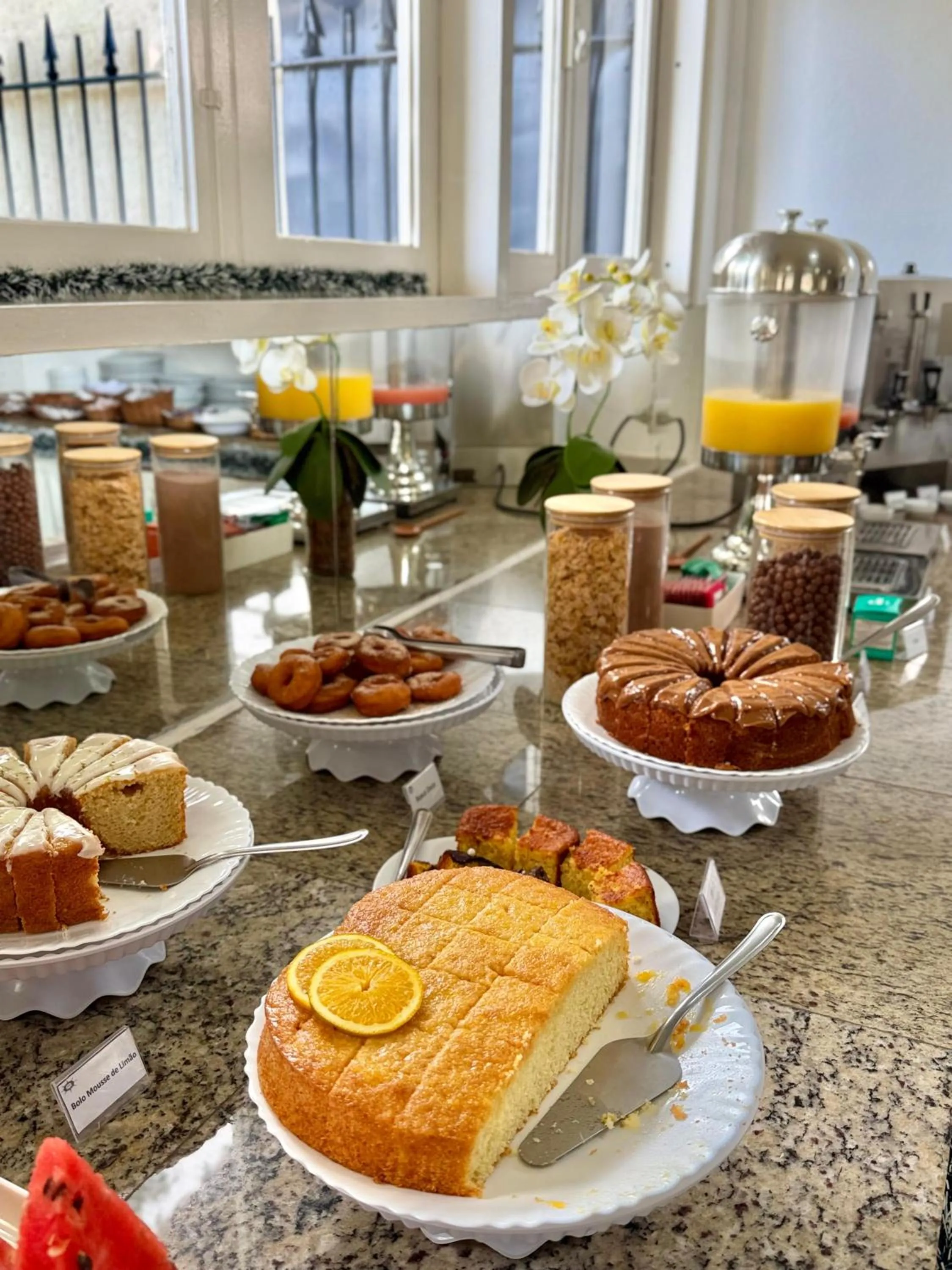 Food and drinks in Hotel Arrastão