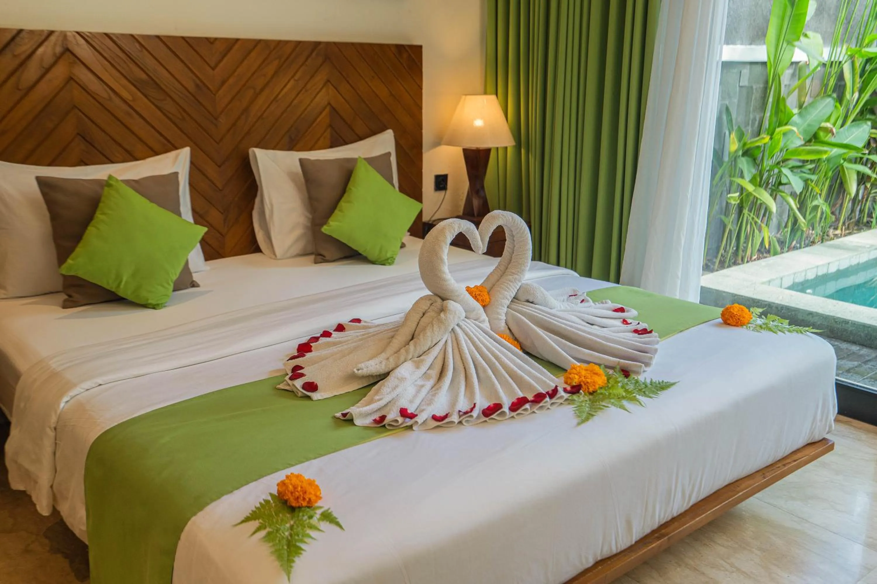 Bed in Villa Bulan Bali