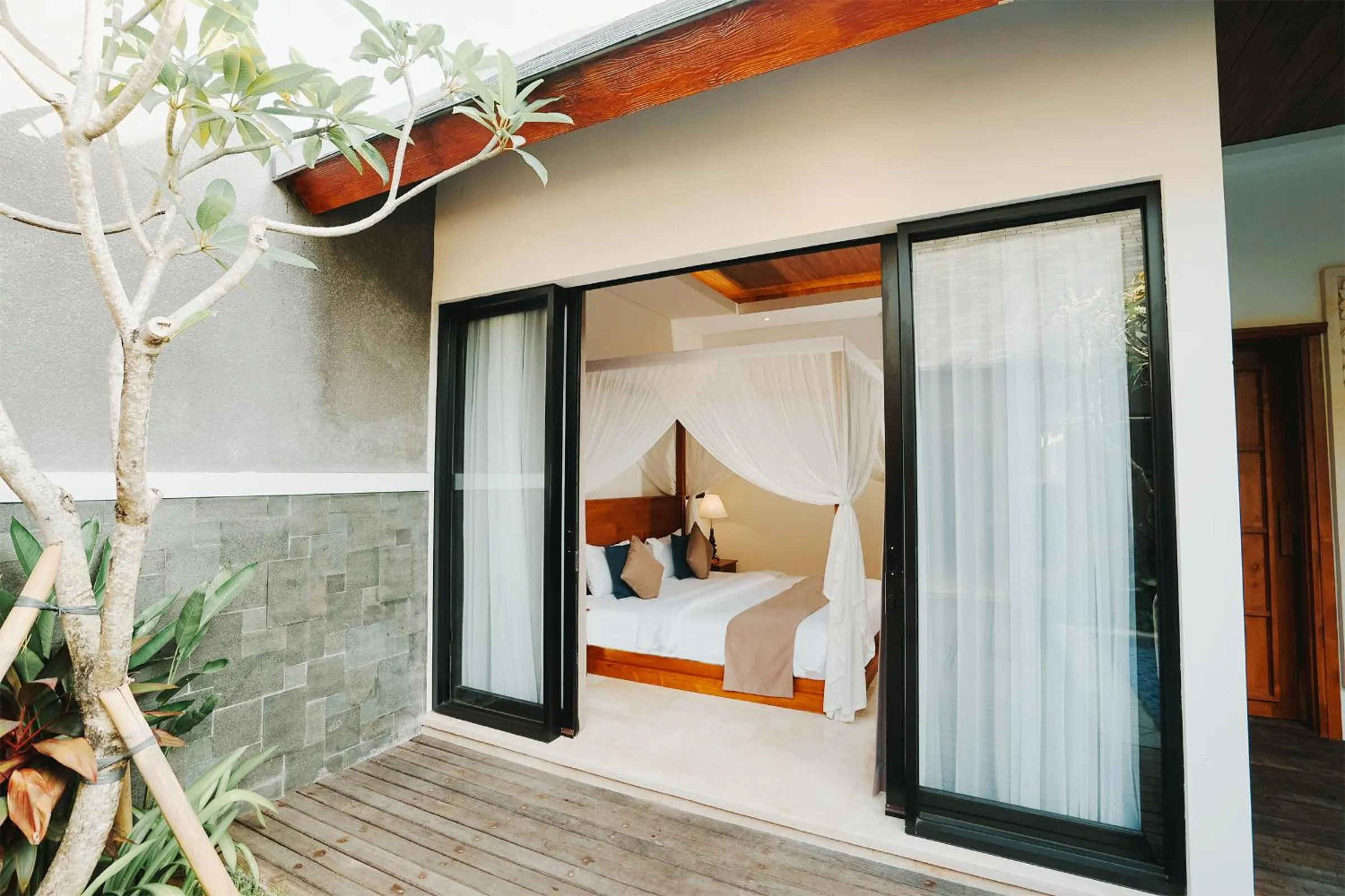 Bedroom, Bed in Villa Bulan Bali