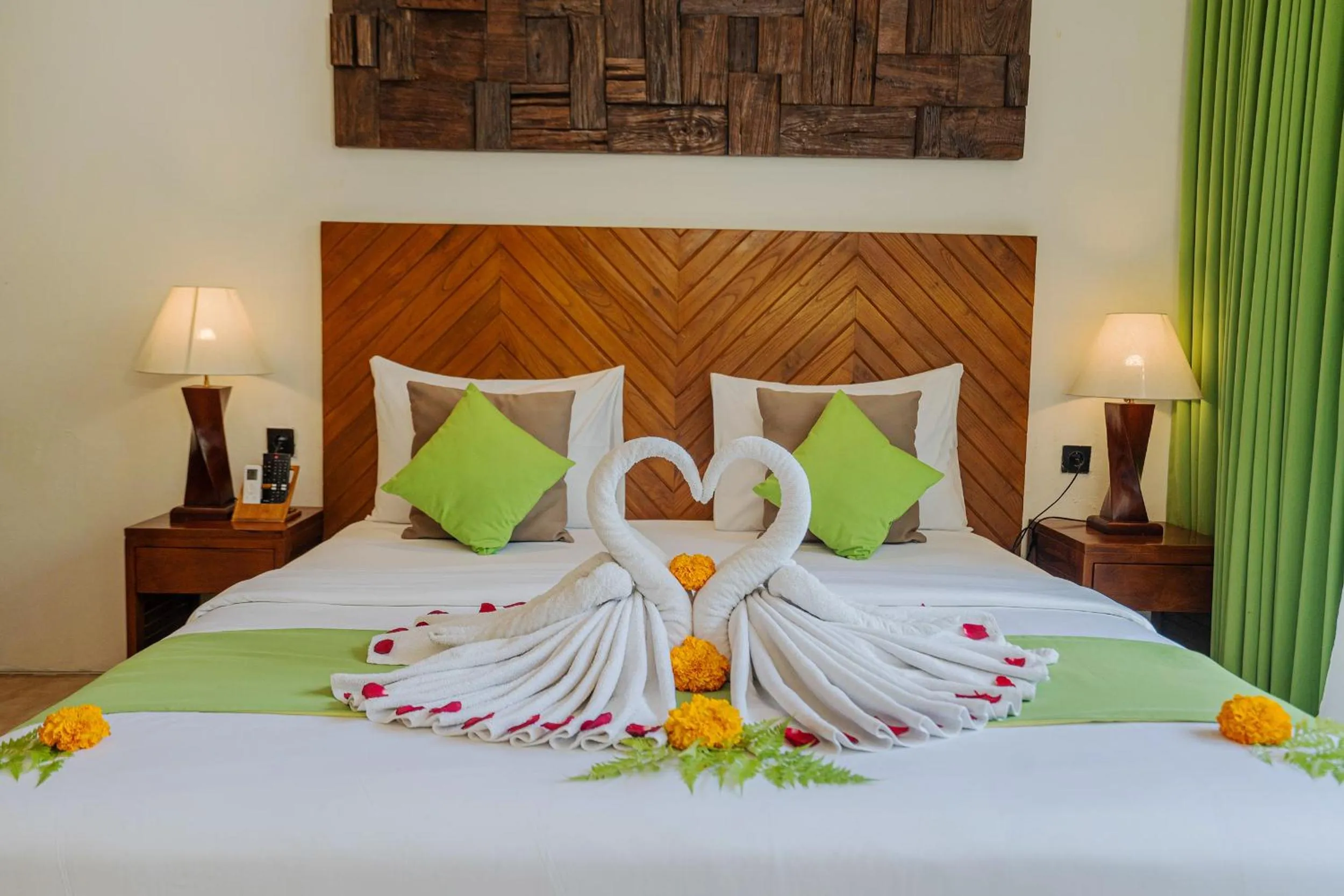 Bed in Villa Bulan Bali