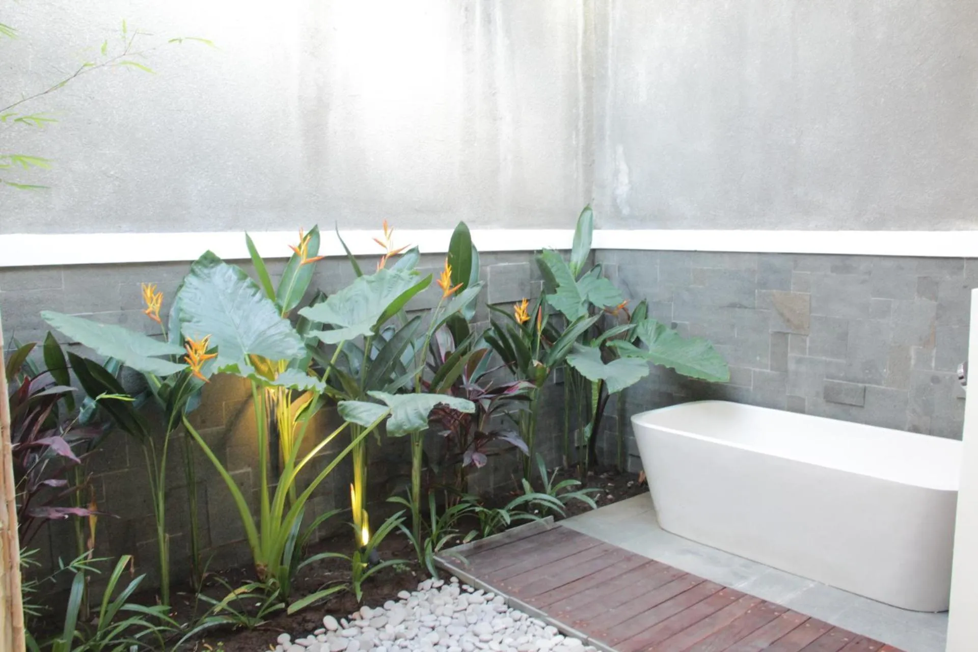 Open Air Bath in Villa Bulan Bali
