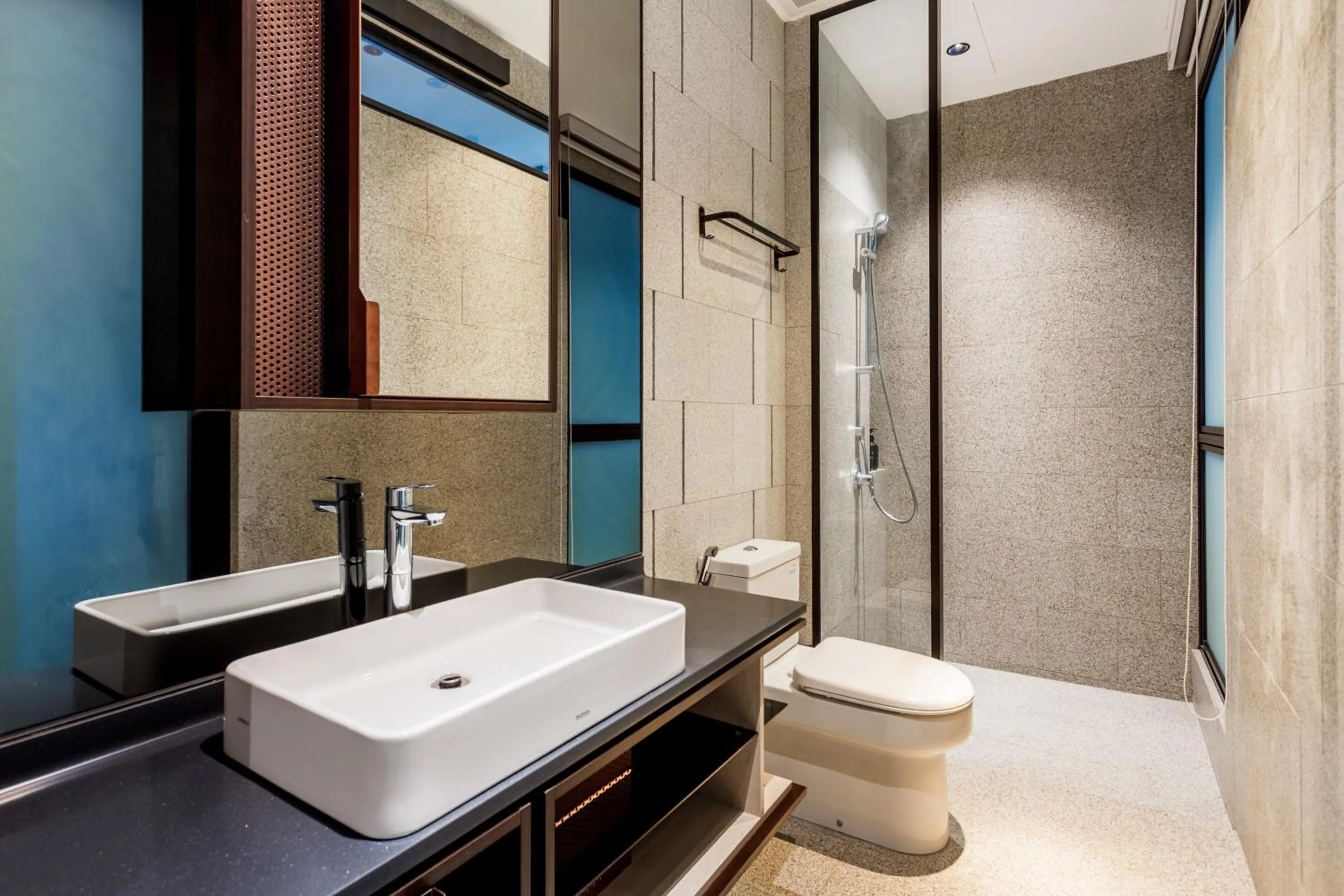 Shower in Scarletz Suites KLCC by Mana-Mana