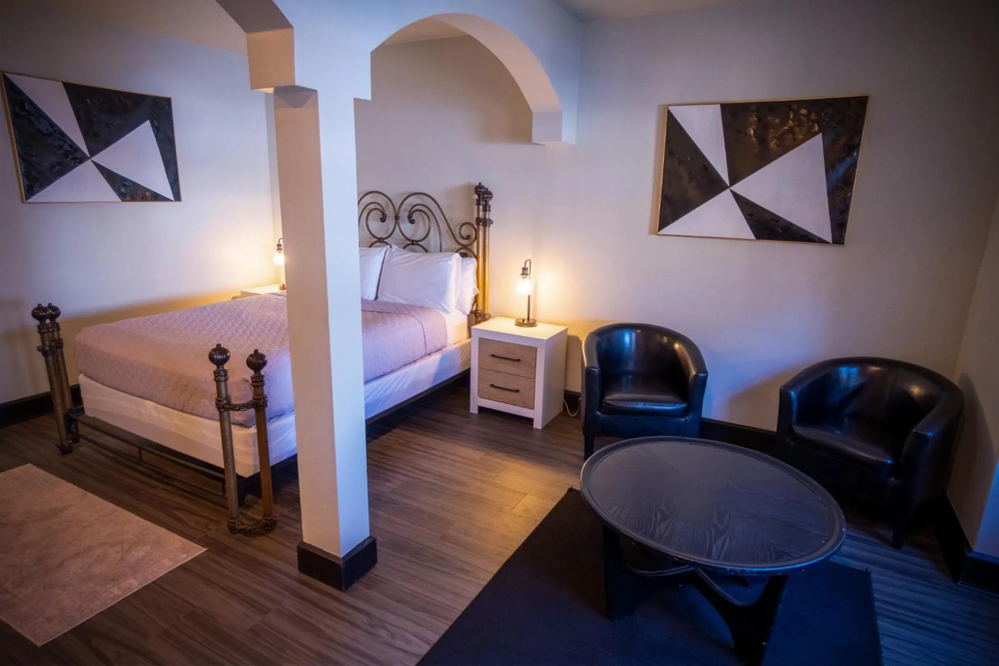 Bed in Nuk's Executive Suites