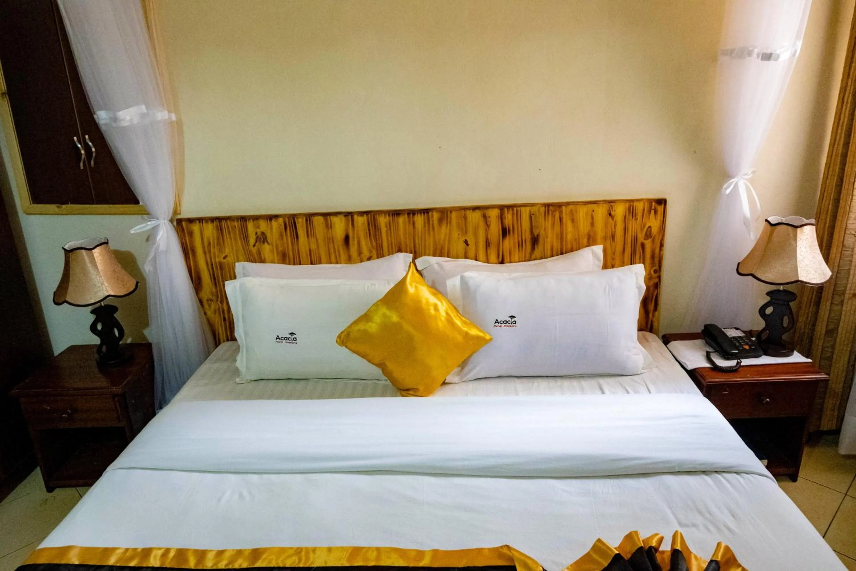 Bed in Acacia Hotel Mbarara