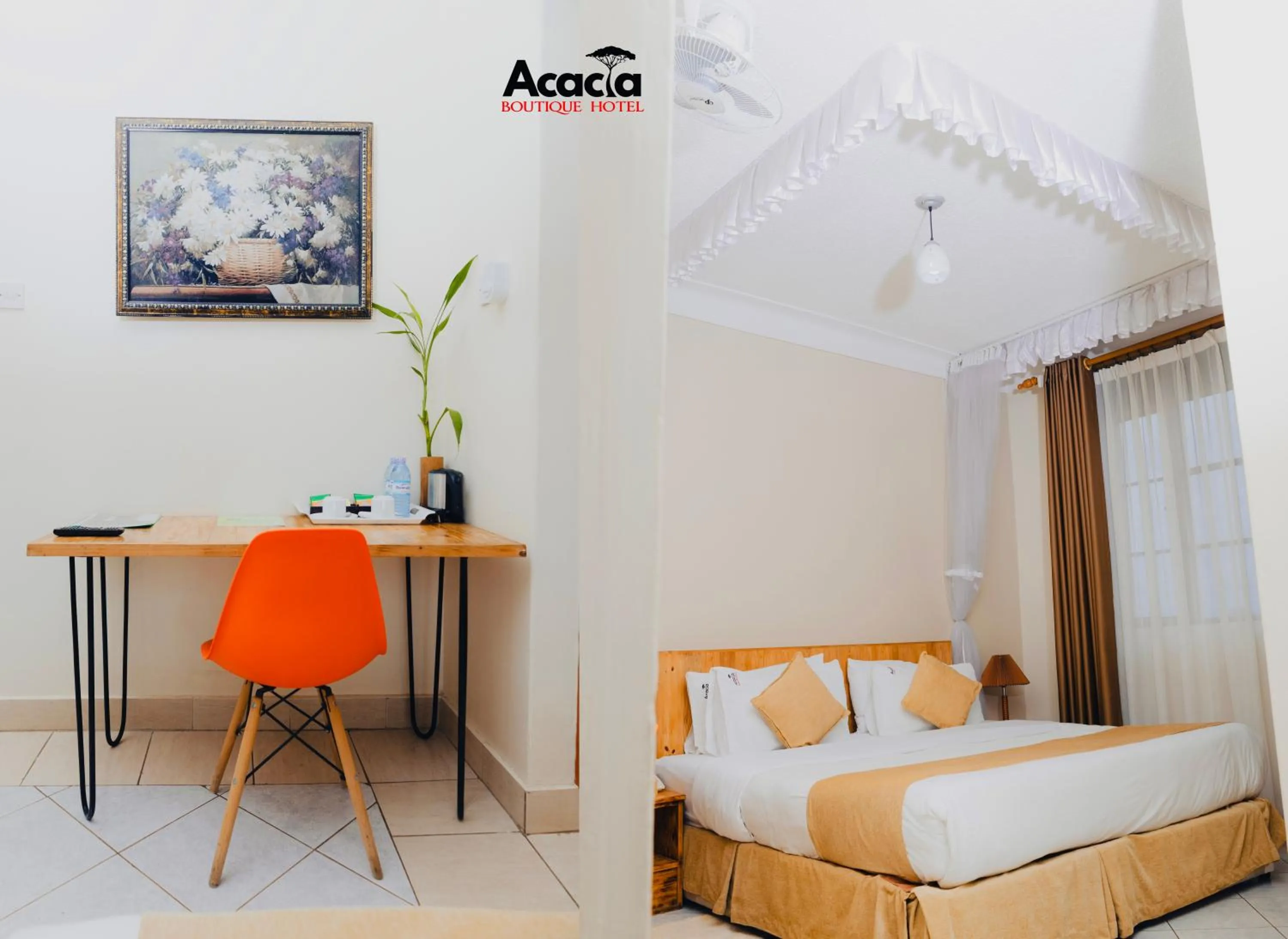 Bed in Acacia Hotel Mbarara