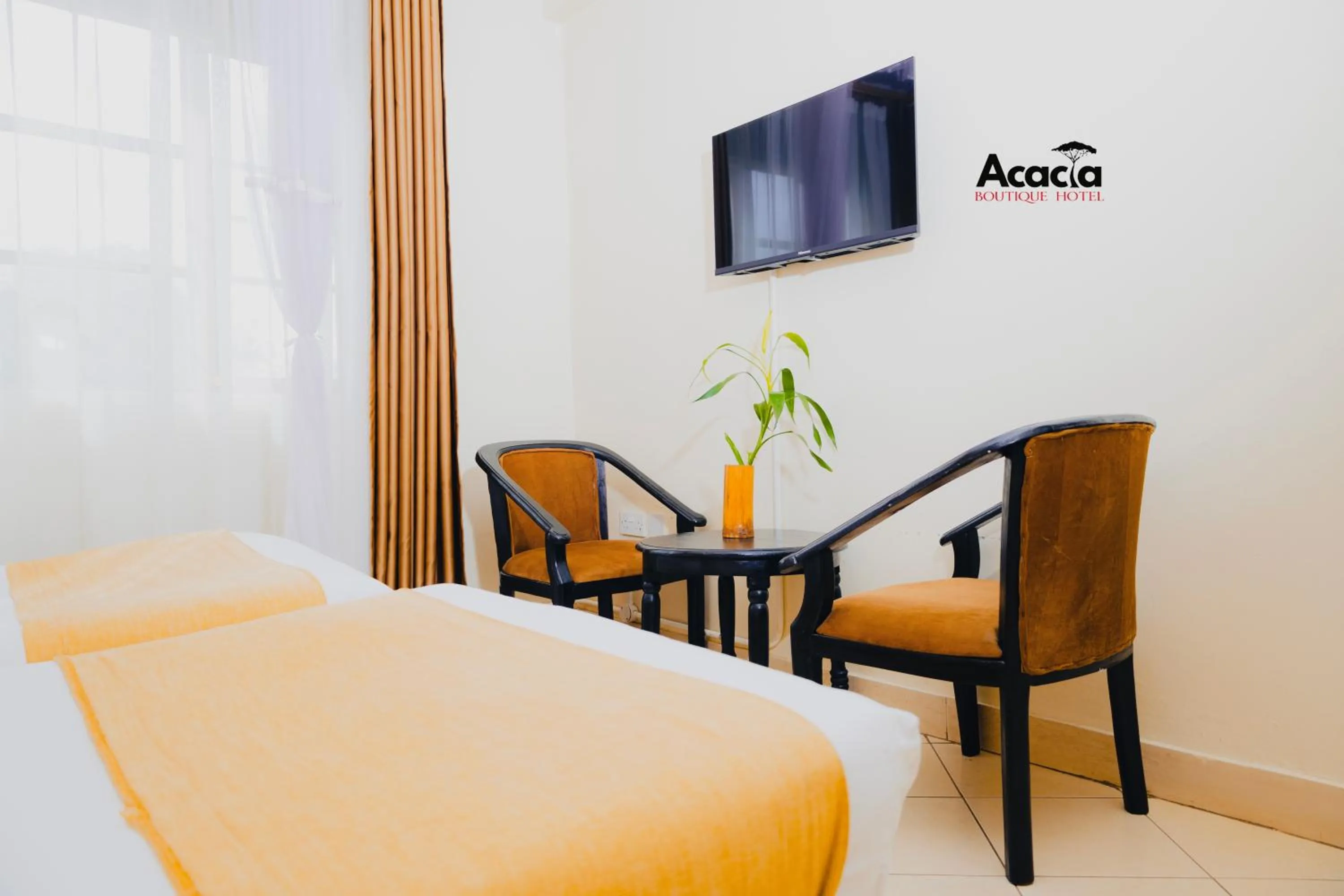 Bed in Acacia Hotel Mbarara