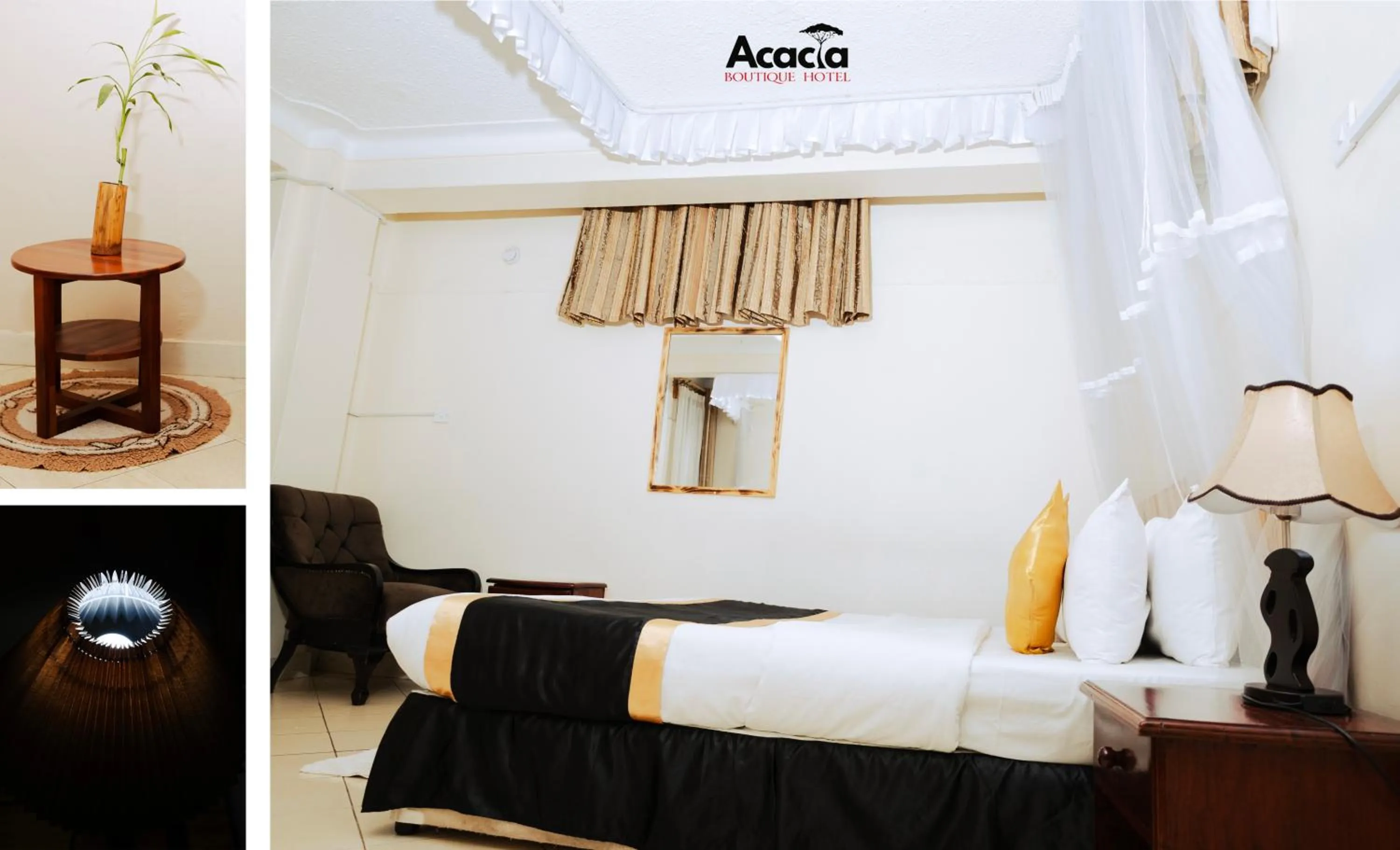 Bed in Acacia Hotel Mbarara