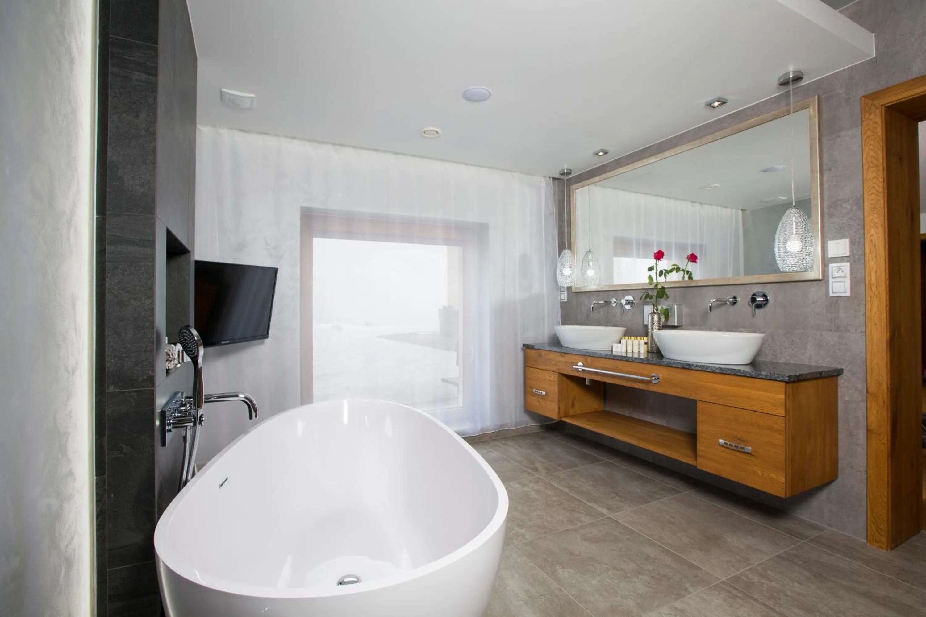 Bathroom in Wellness hotel V Nebi