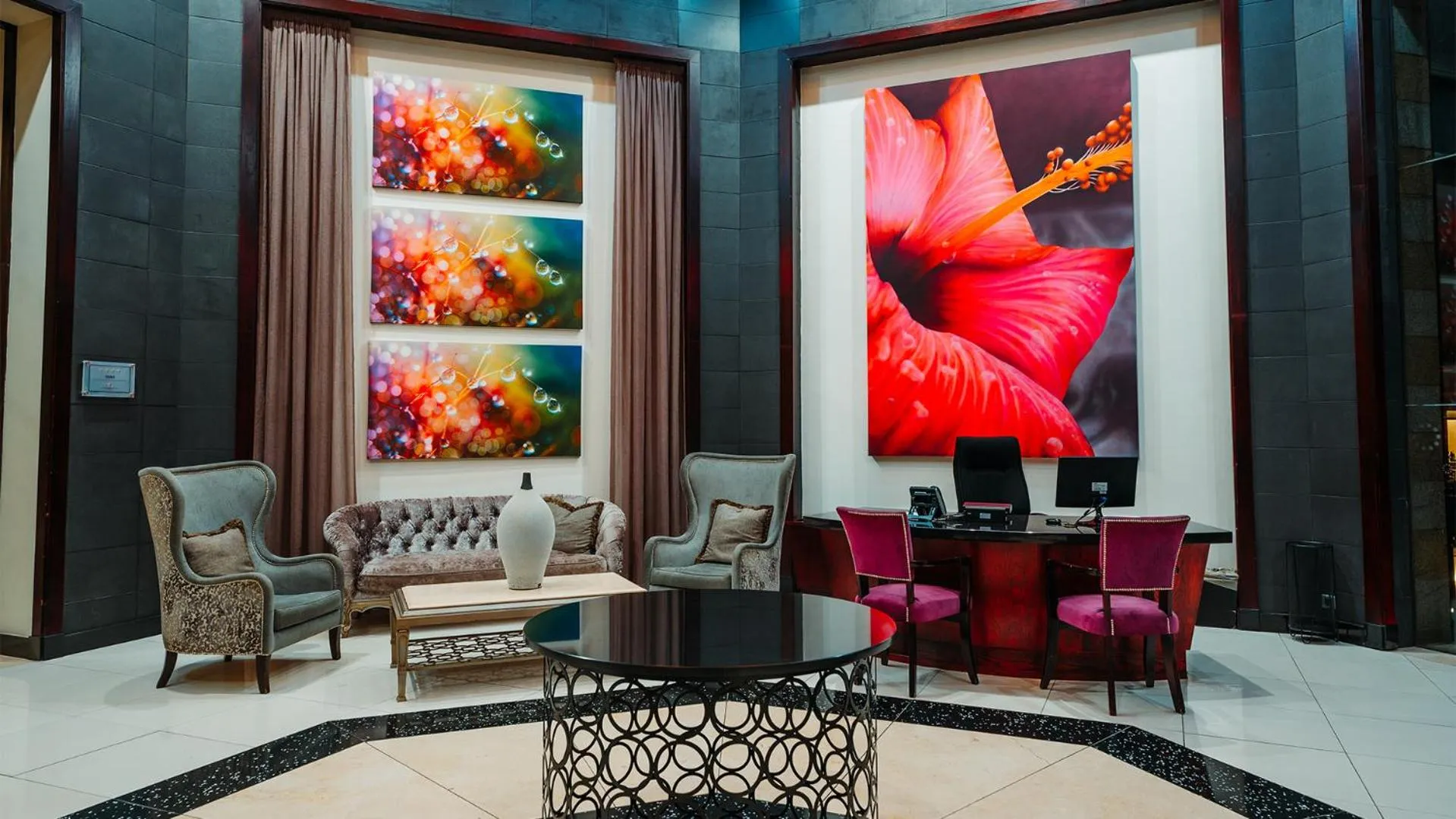 Seating area in Silverstar Hotel