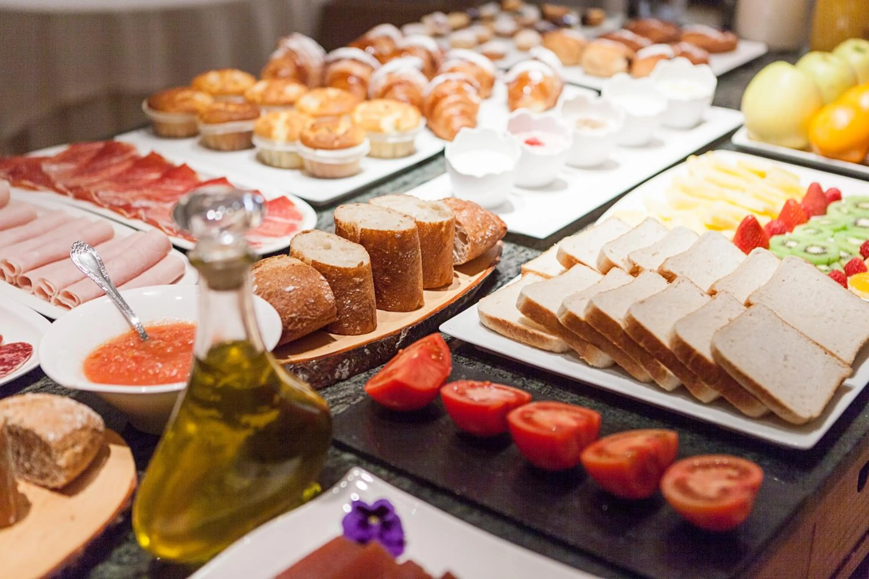 Buffet breakfast in Habitus Hotel Europa