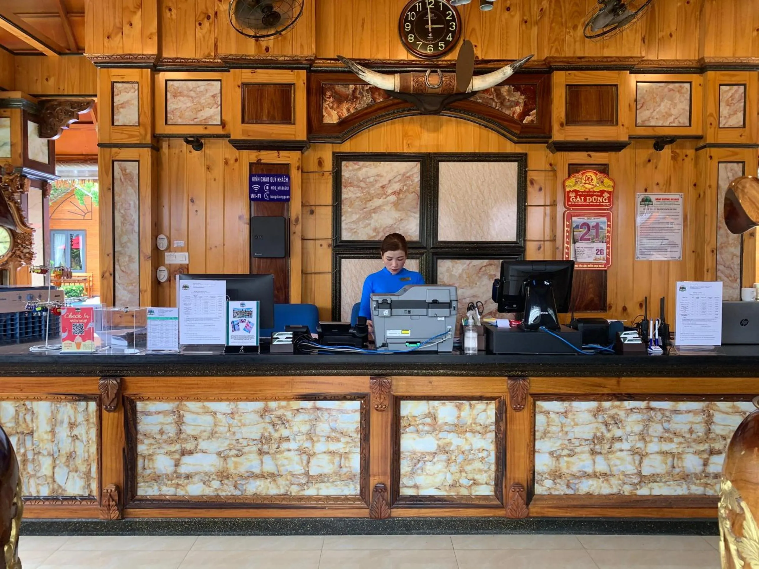 Lobby or reception in Resort Hàng Dương