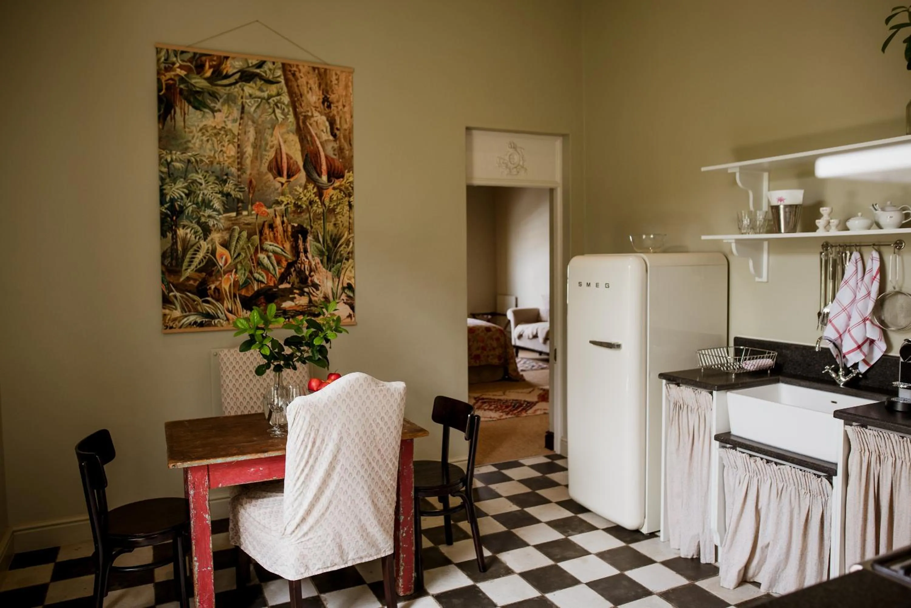 Kitchen or kitchenette in Dorp Hotel