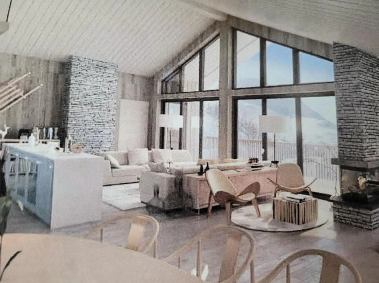 Living room in Gausta Residence