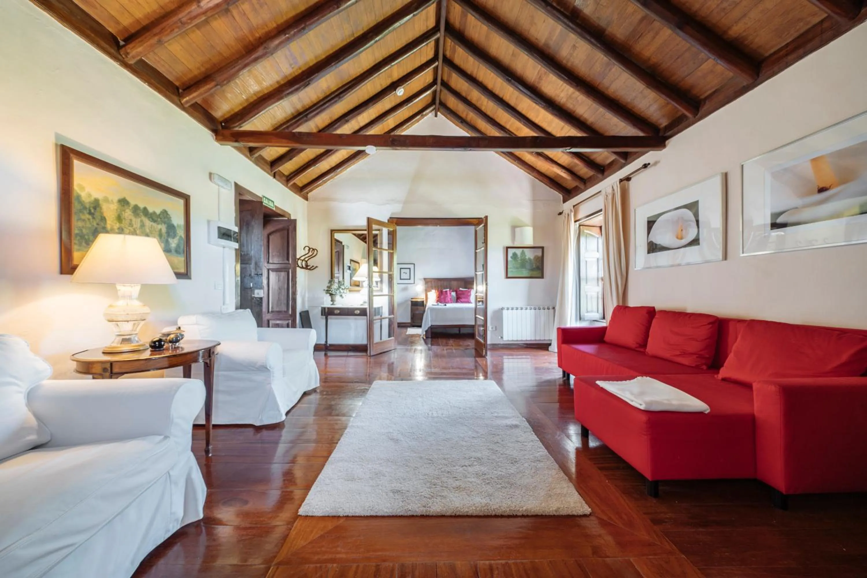 Living room in Hotel Rural Las Calas