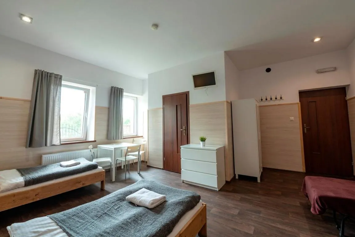 Bed in Pokoje Gościnne Nad Jeziorem