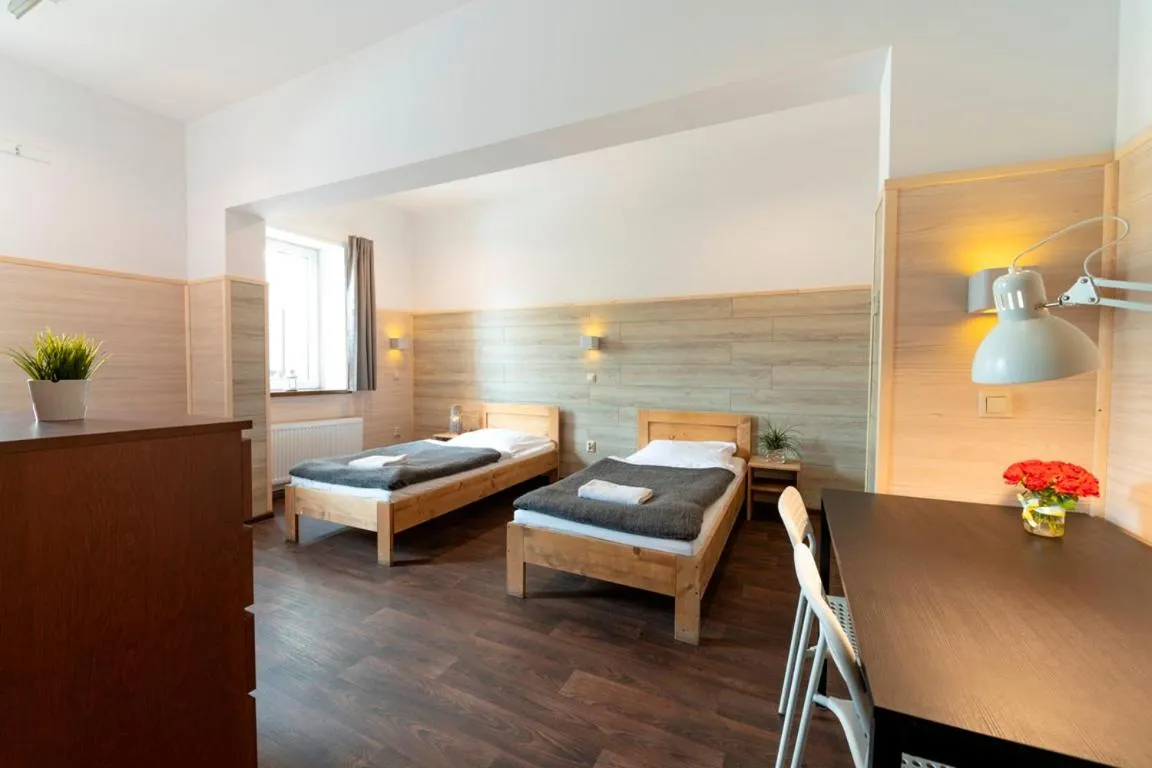 Bed in Pokoje Gościnne Nad Jeziorem