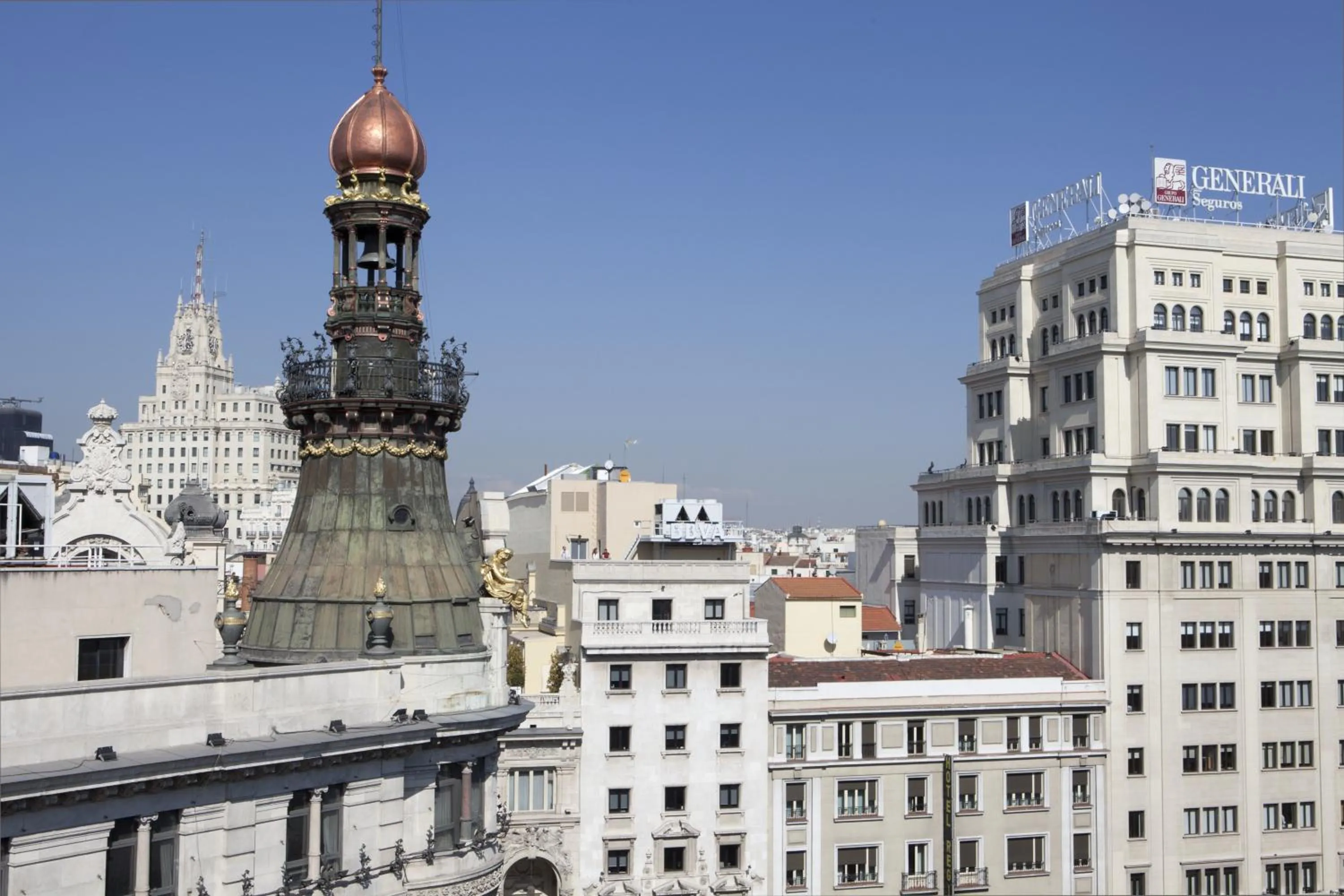 Bird's eye view in Quatro Puerta del Sol