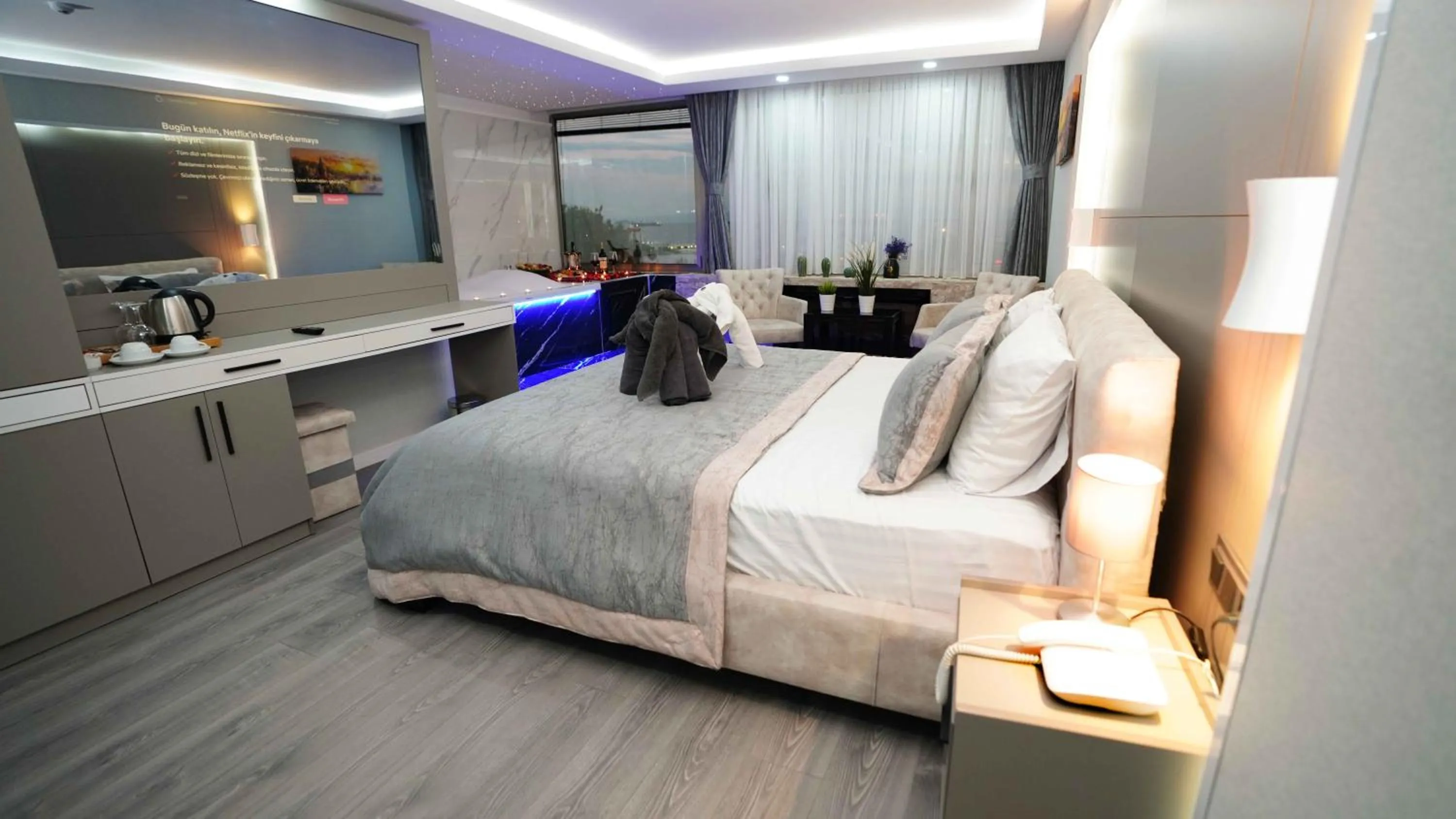 Photo of the whole room, Bed in AURA MARINA HOTEL