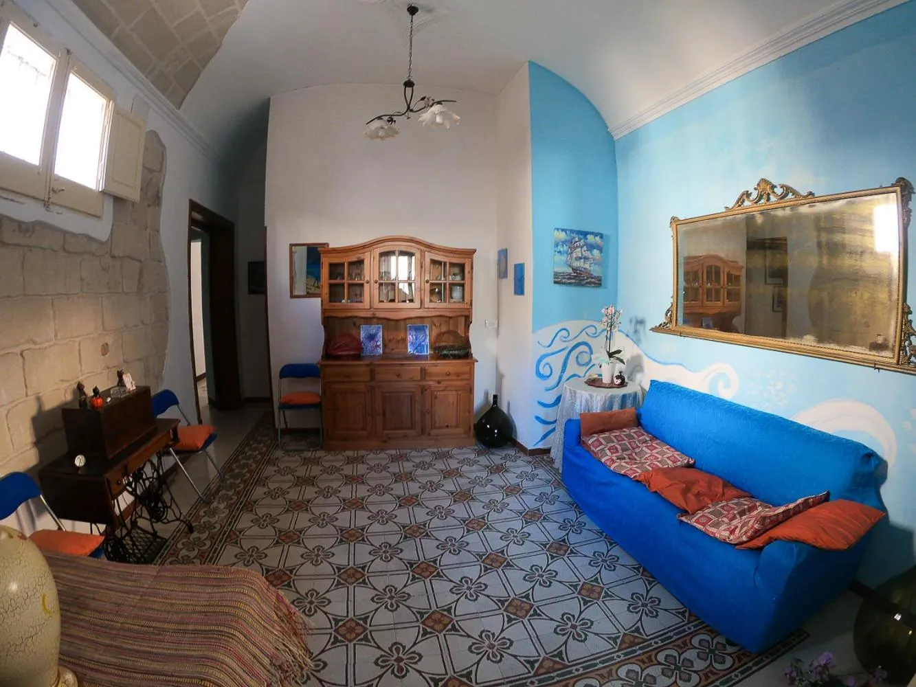 Living room in B&B Favignana