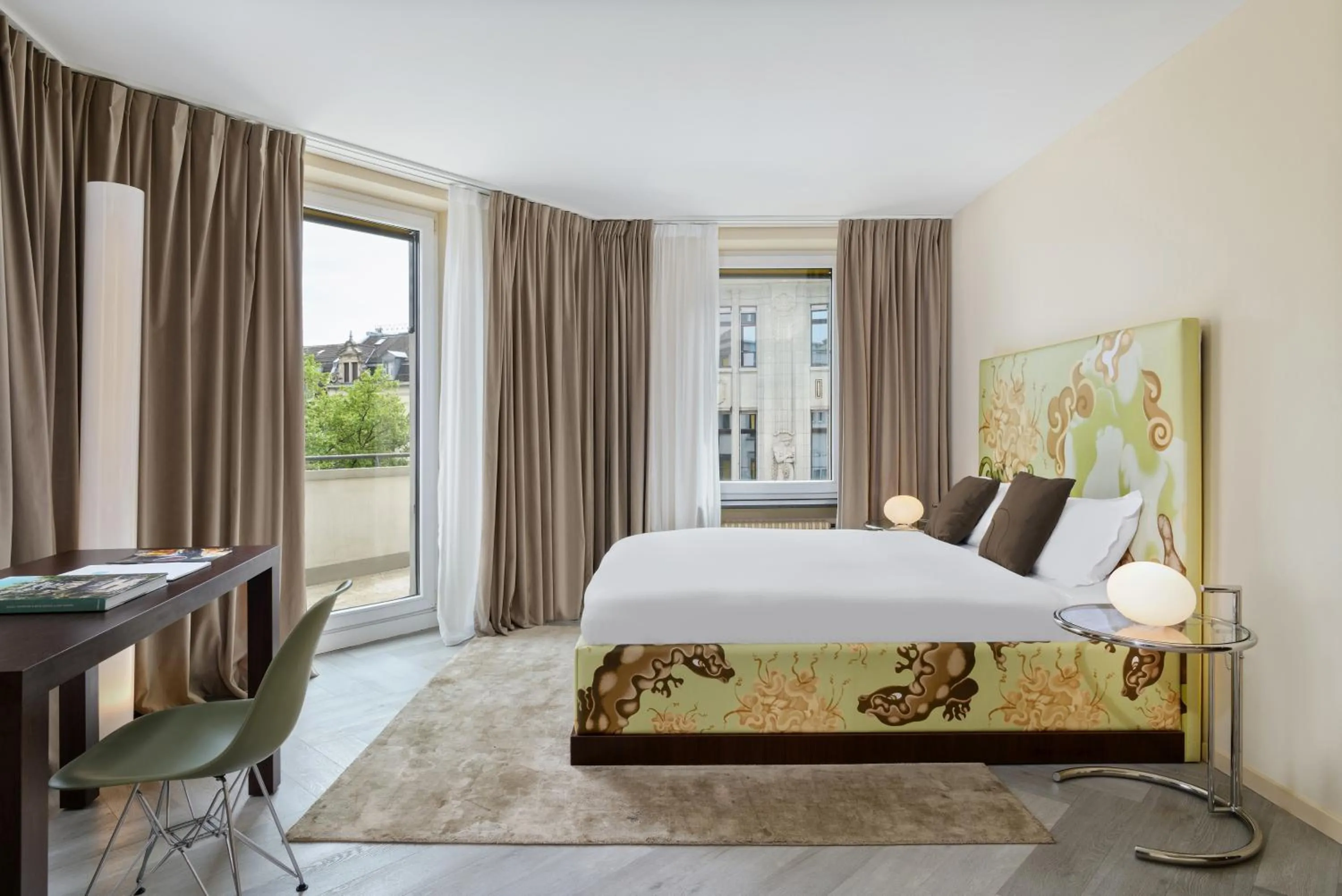 Bedroom, Bed in VISIONAPARTMENTS Brandschenkestrasse