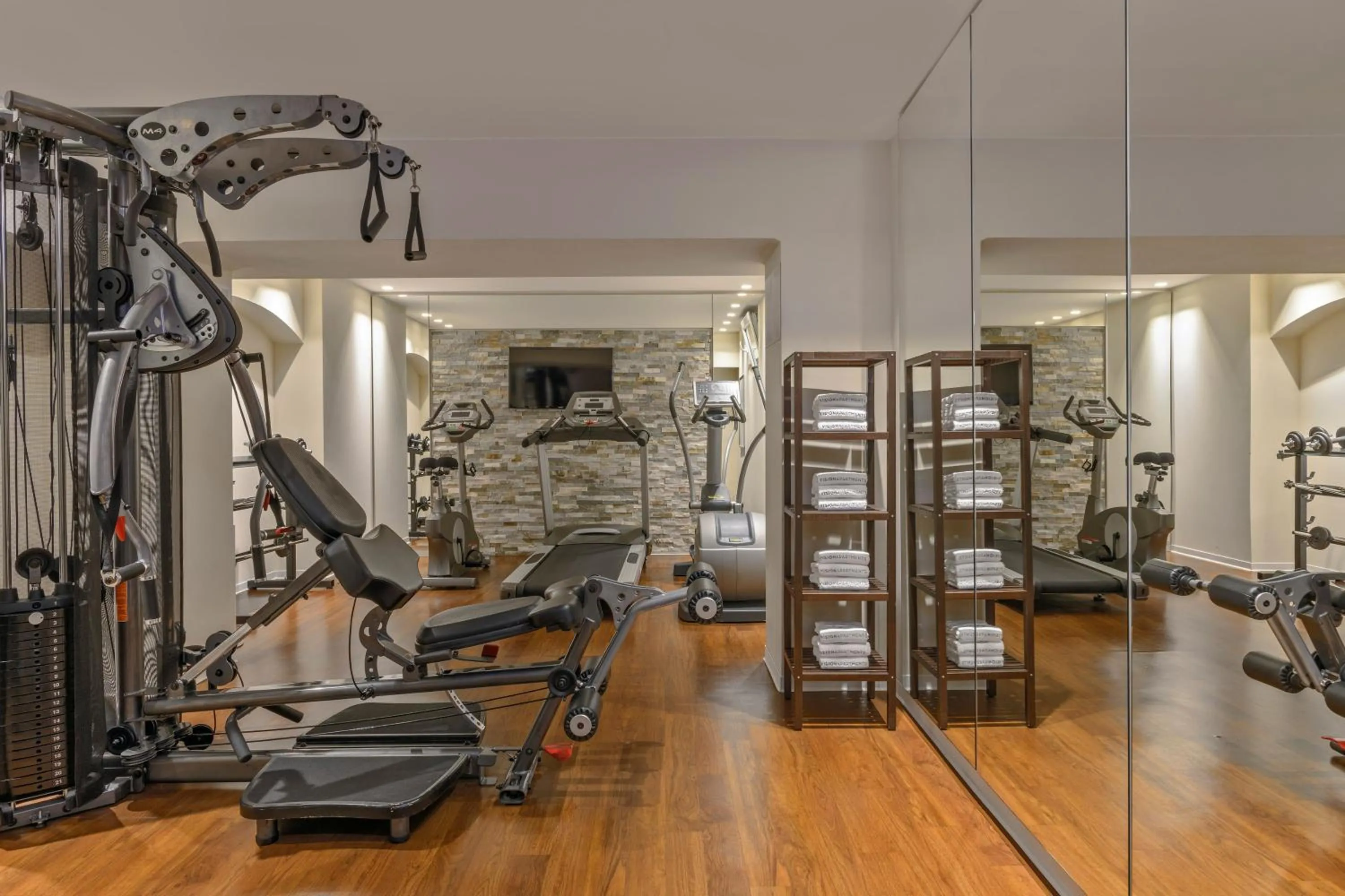 Fitness centre/facilities in VISIONAPARTMENTS Brandschenkestrasse