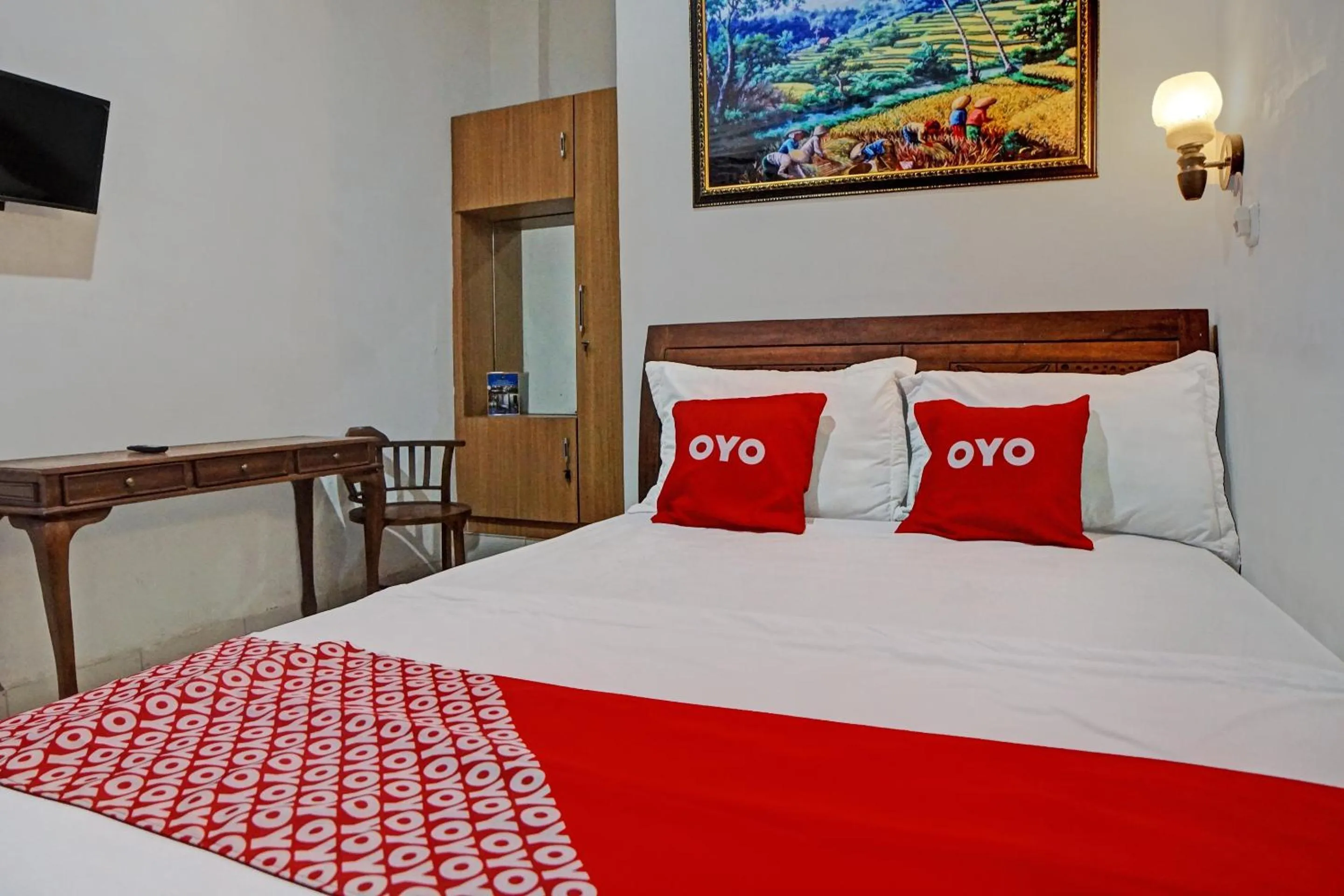 Bedroom in Hotel O Jr Residence Syariah