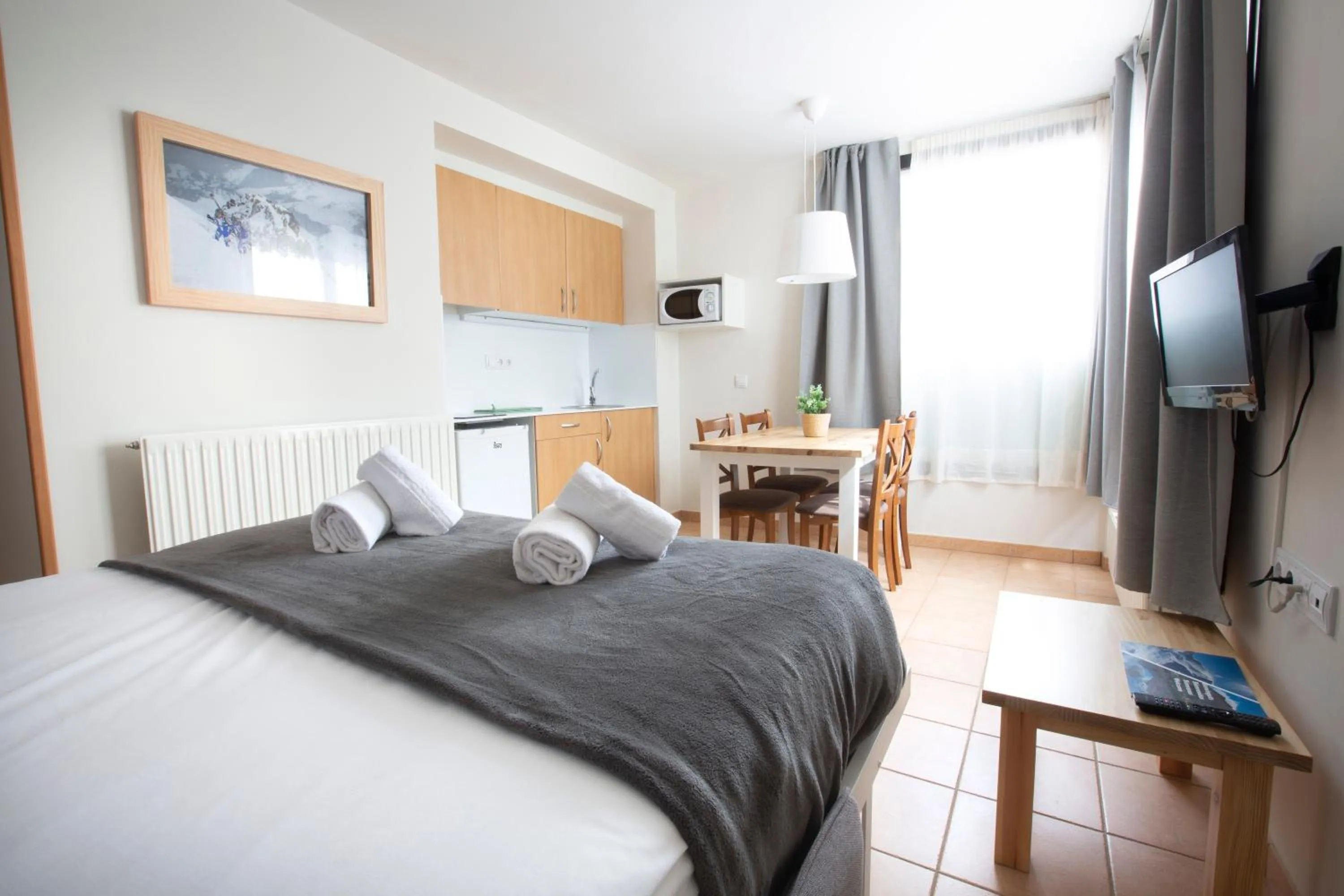 Bed in Outdoor Apartaments - Ski