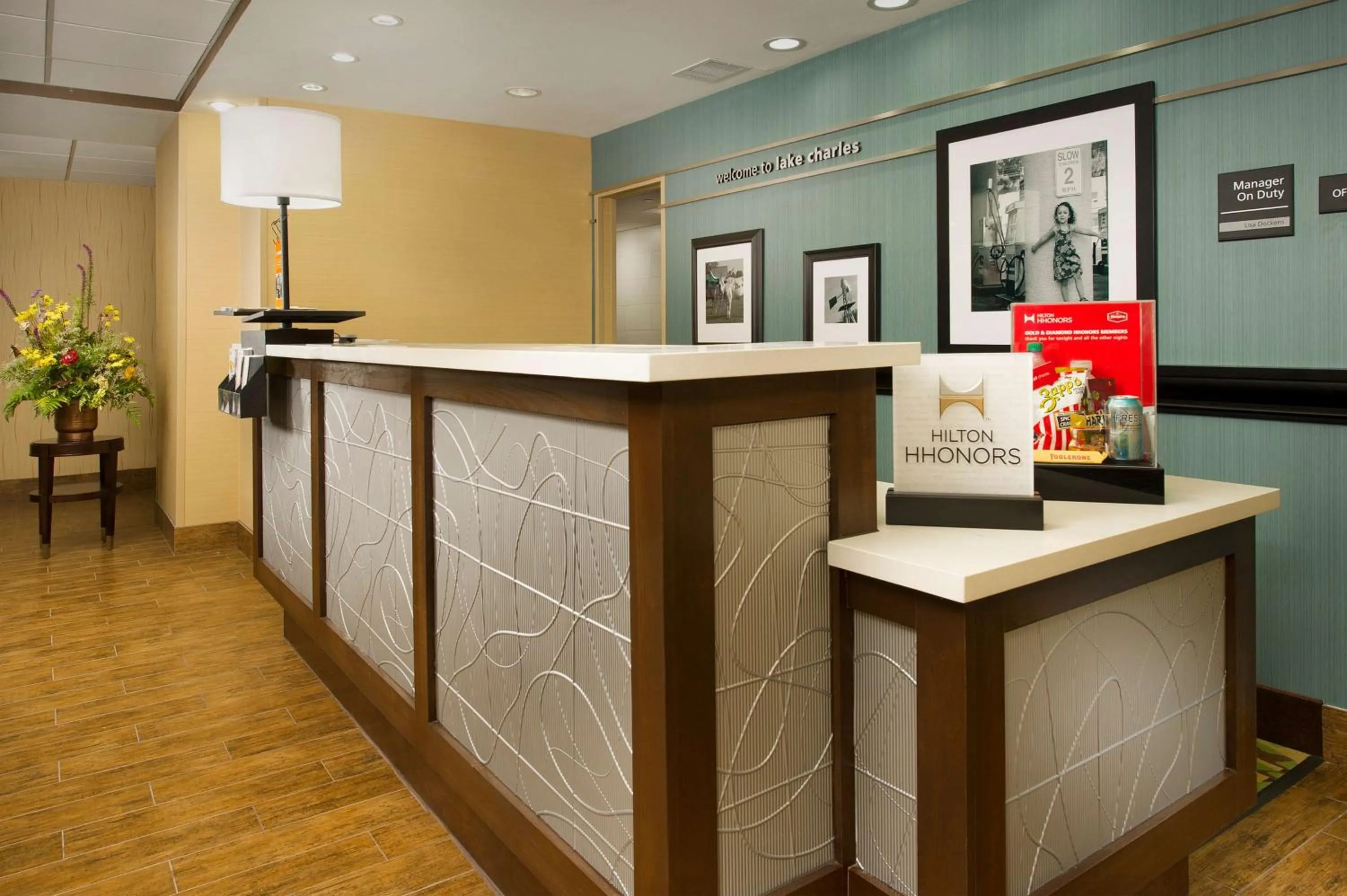 Lobby or reception in Hampton Inn Lake Charles