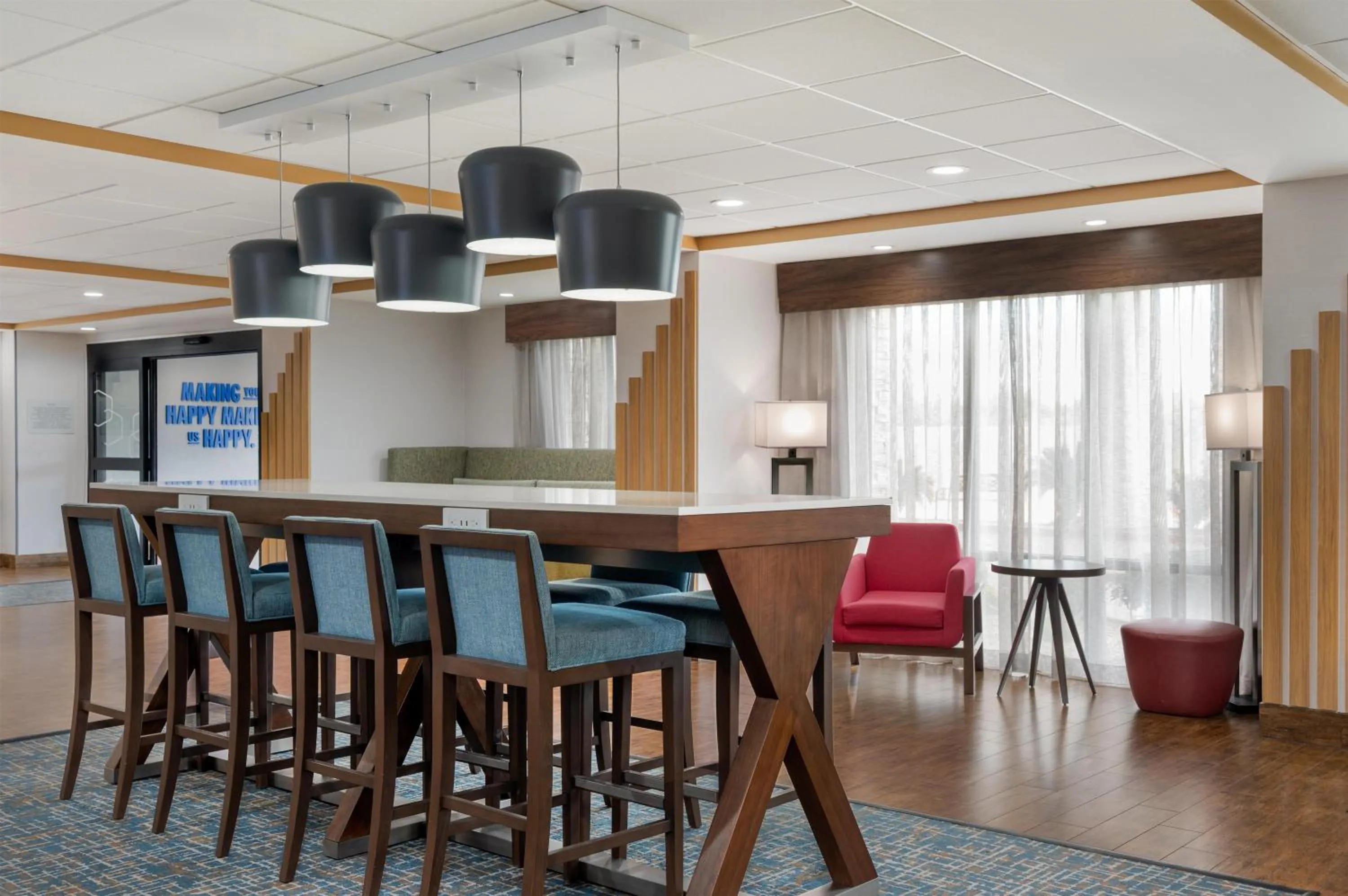 Lobby or reception in Hampton Inn Lake Charles