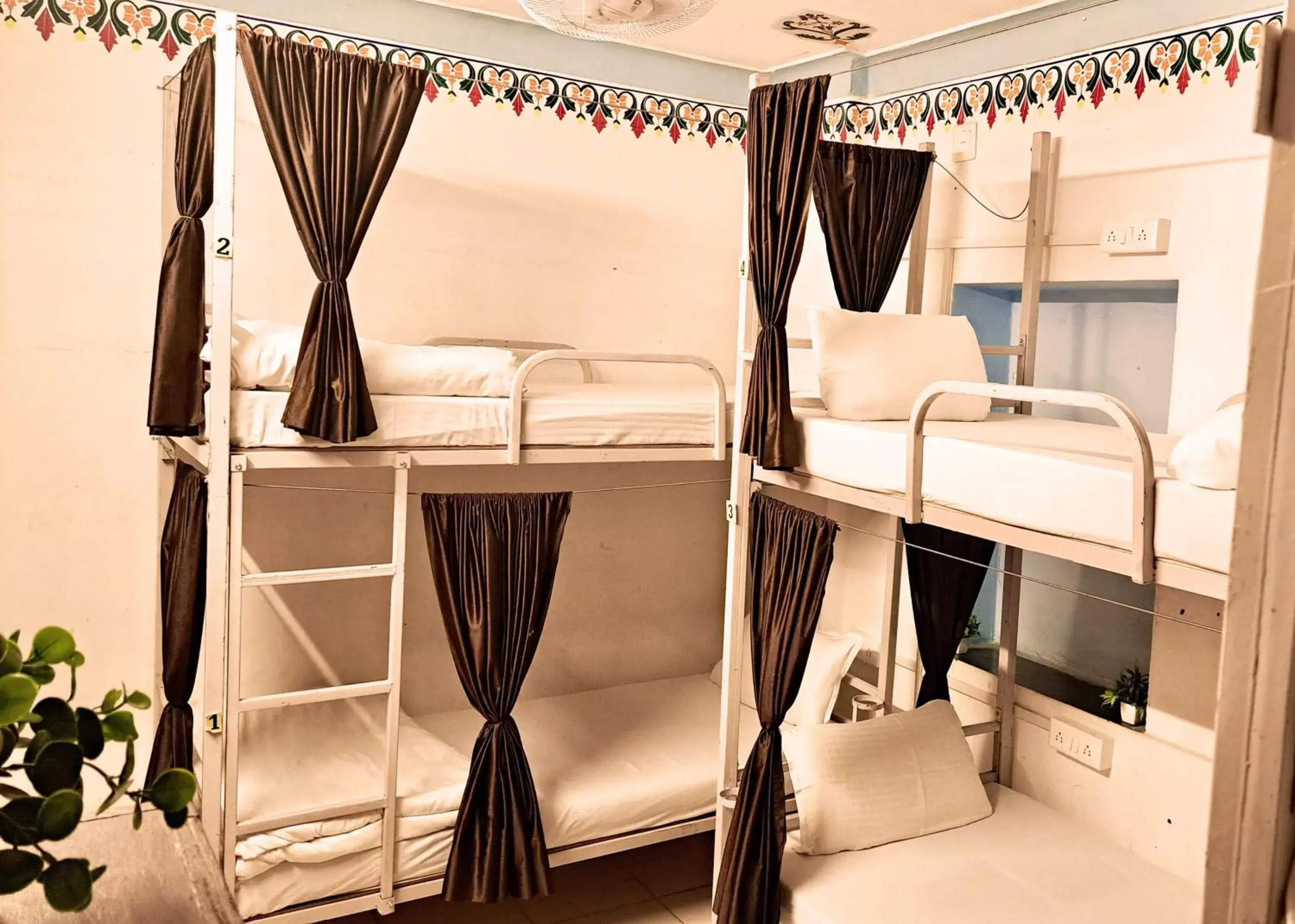 Bed in 6-Bed Mixed Dormitory Room in Jungle by sturmfrei Udaipur Bed in 6-Bed Mixed Dormitory Room in Jungle by sturmfrei Udaipur