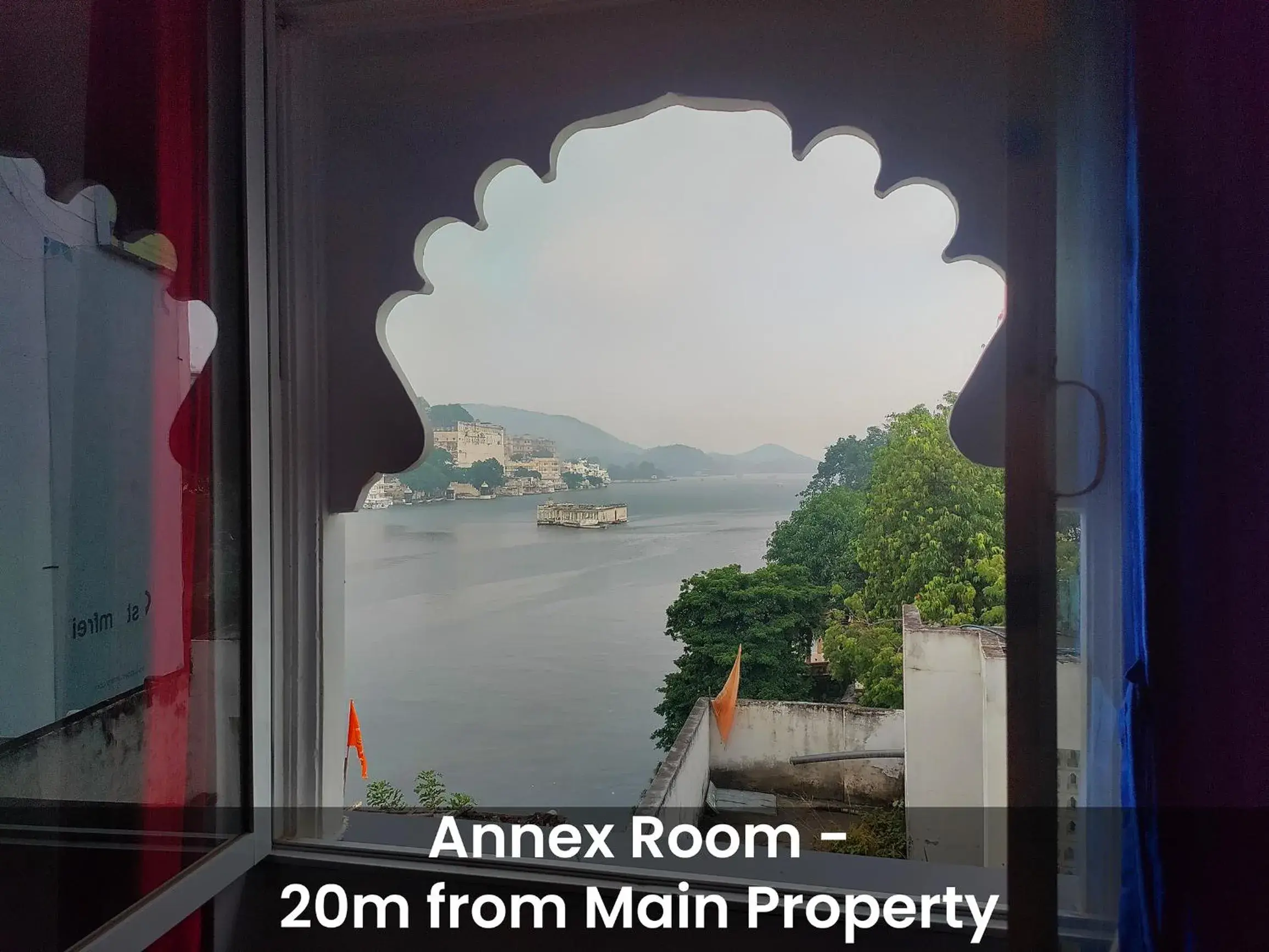 Double Room with Lake View in Jungle by sturmfrei Udaipur Double Room with Lake View in Jungle by sturmfrei Udaipur