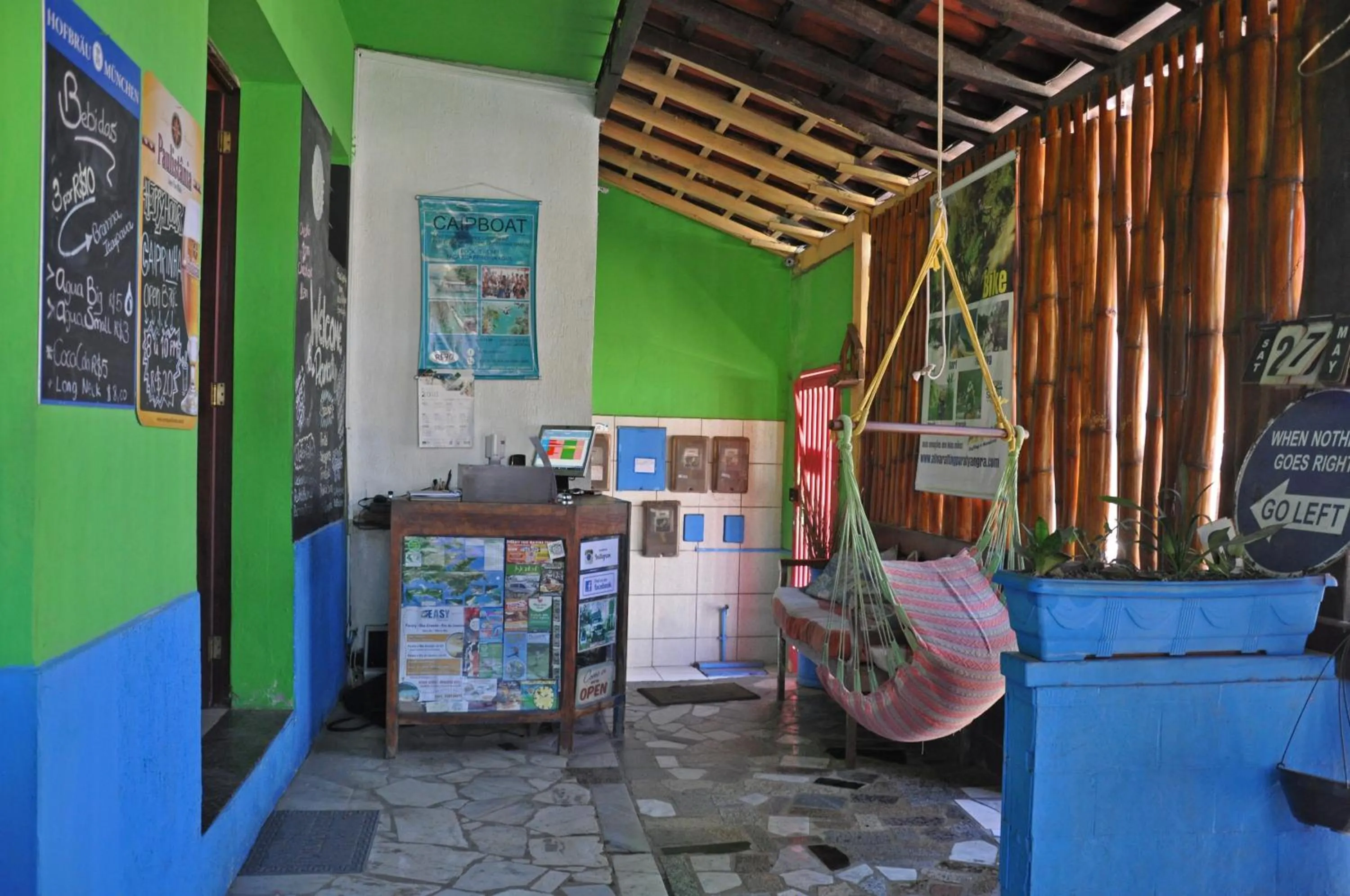 Lobby or reception in Vibe Hostel Paraty