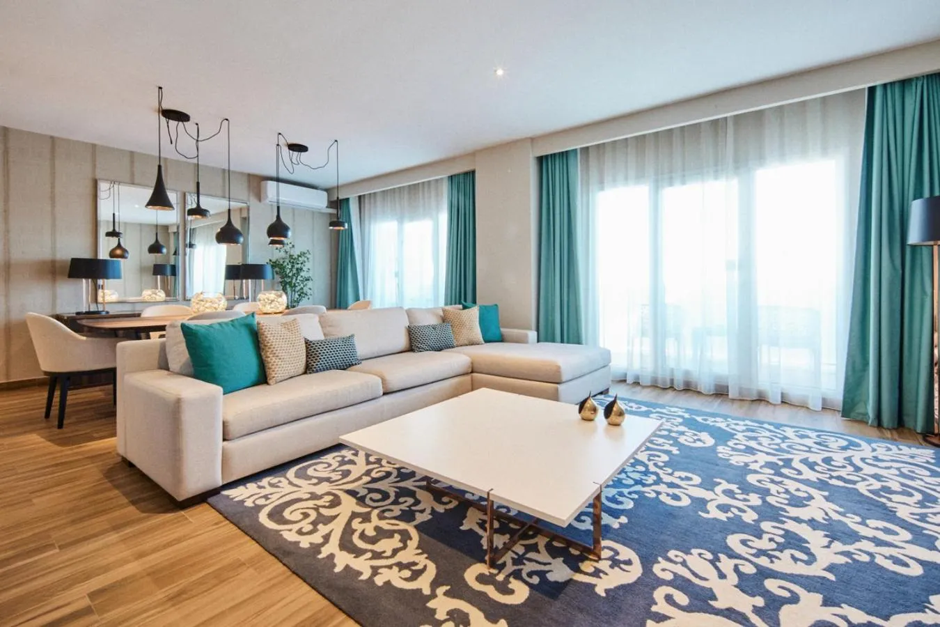 Living room, Bed in Alanda Marbella Hotel & Wellness