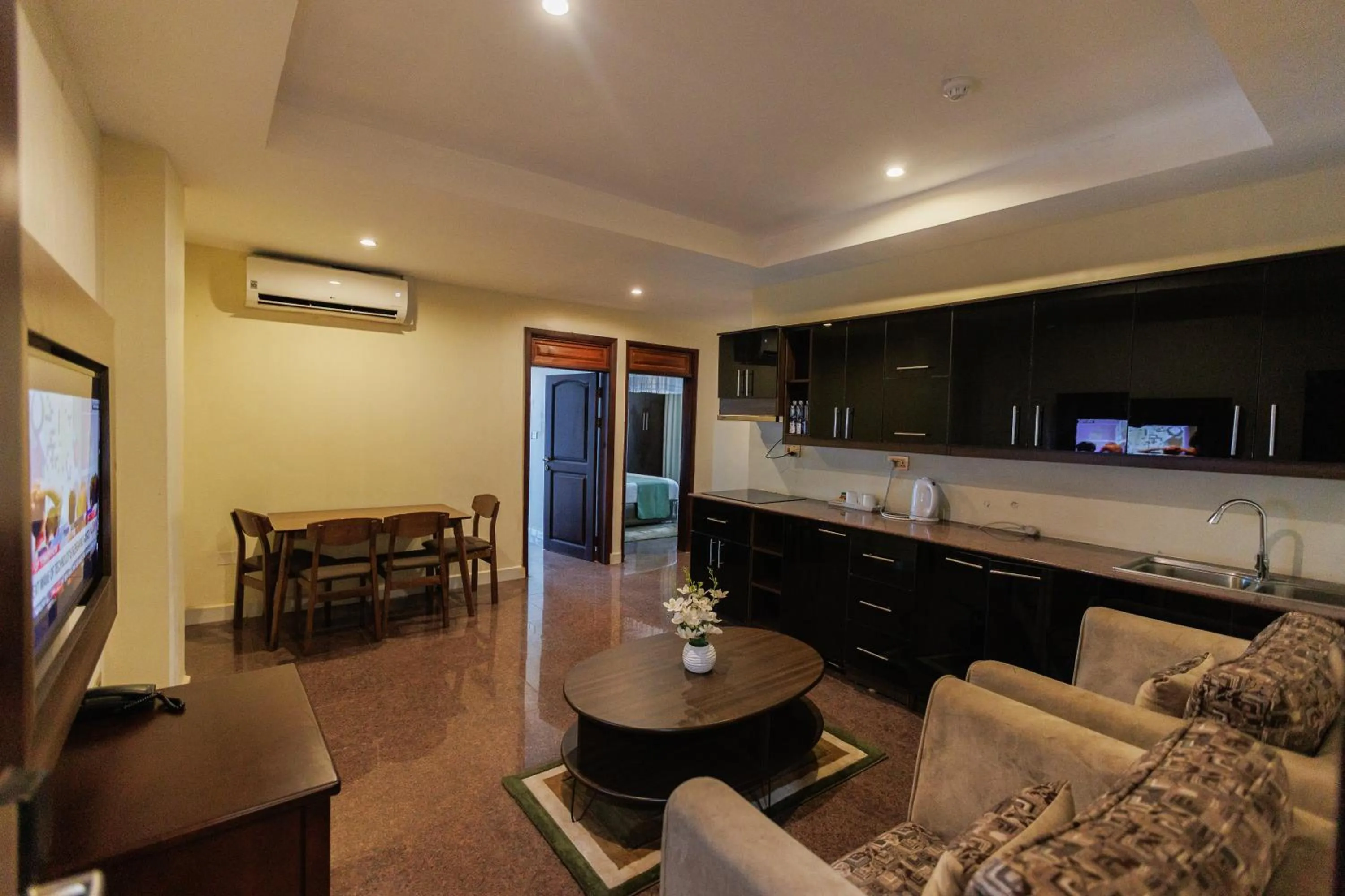 Dining area in Koki Hotel