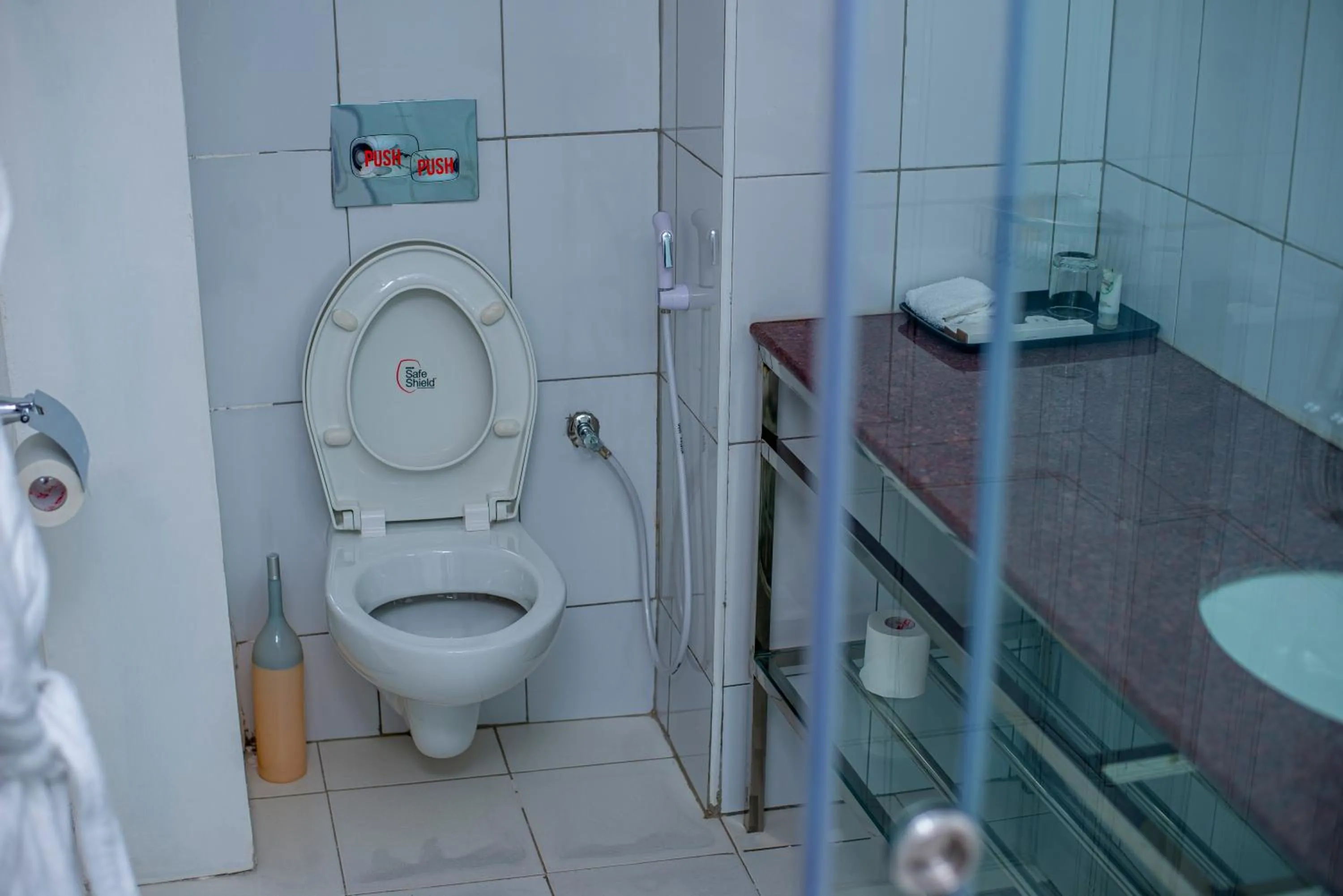 Toilet in Koki Hotel