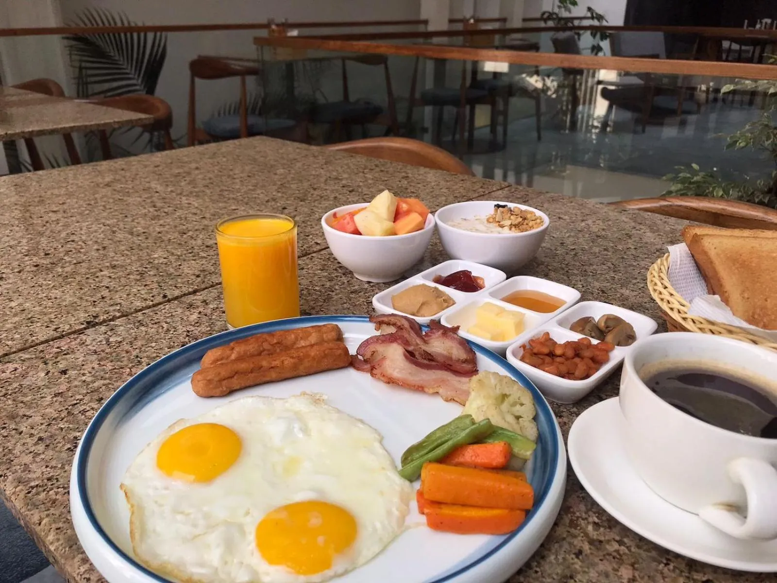 Breakfast in 9ine Thamel Hotel