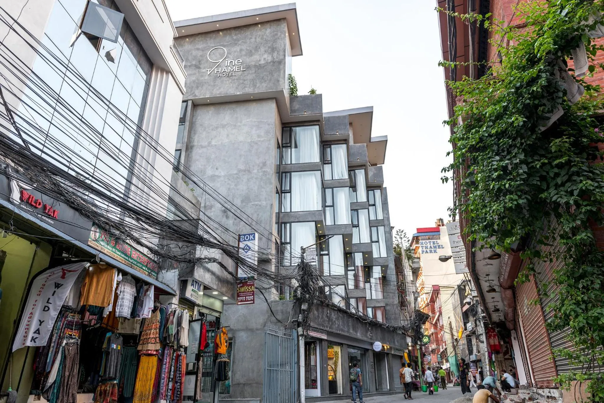 City view in 9ine Thamel Hotel