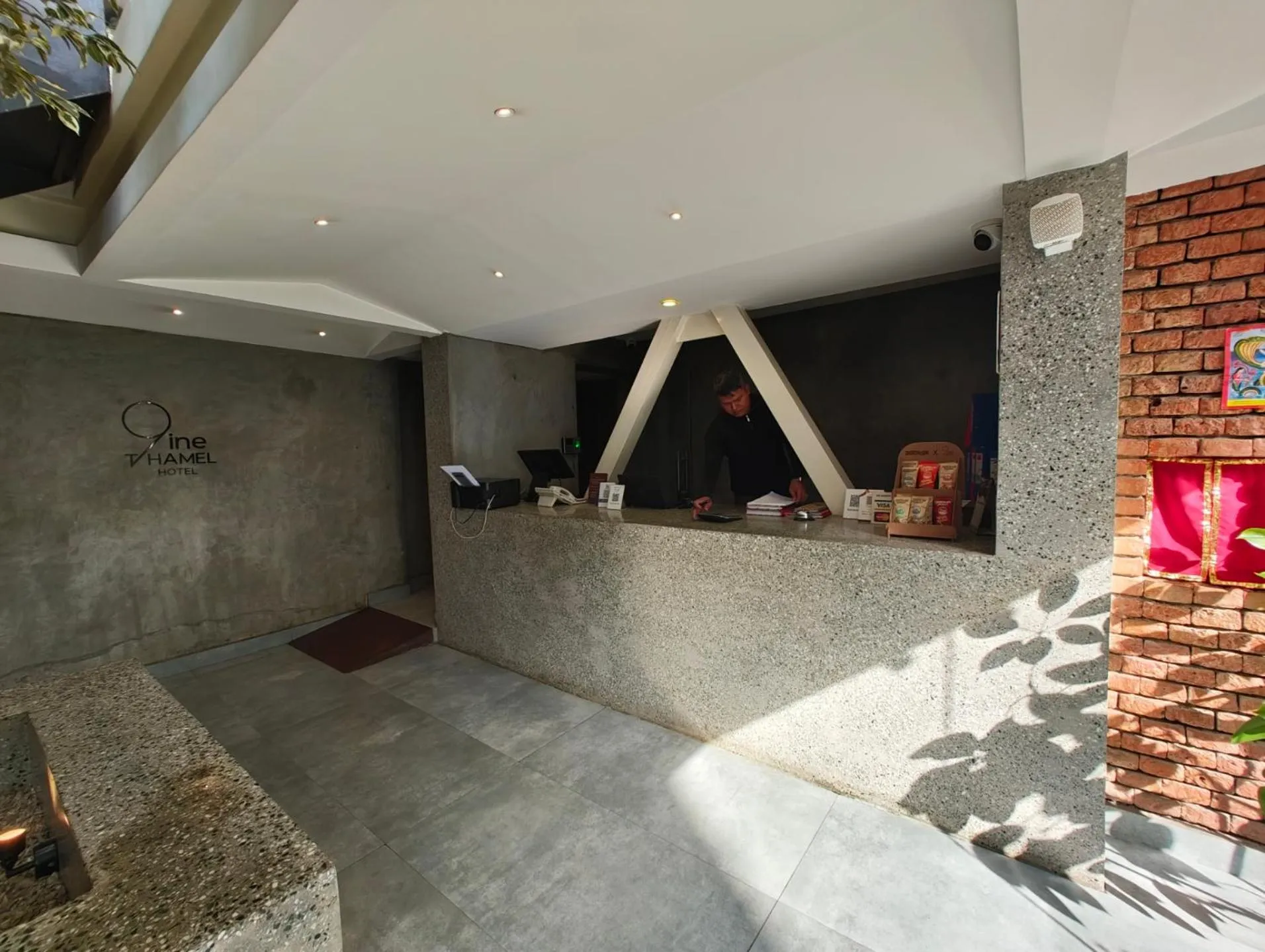 Lobby or reception in 9ine Thamel Hotel