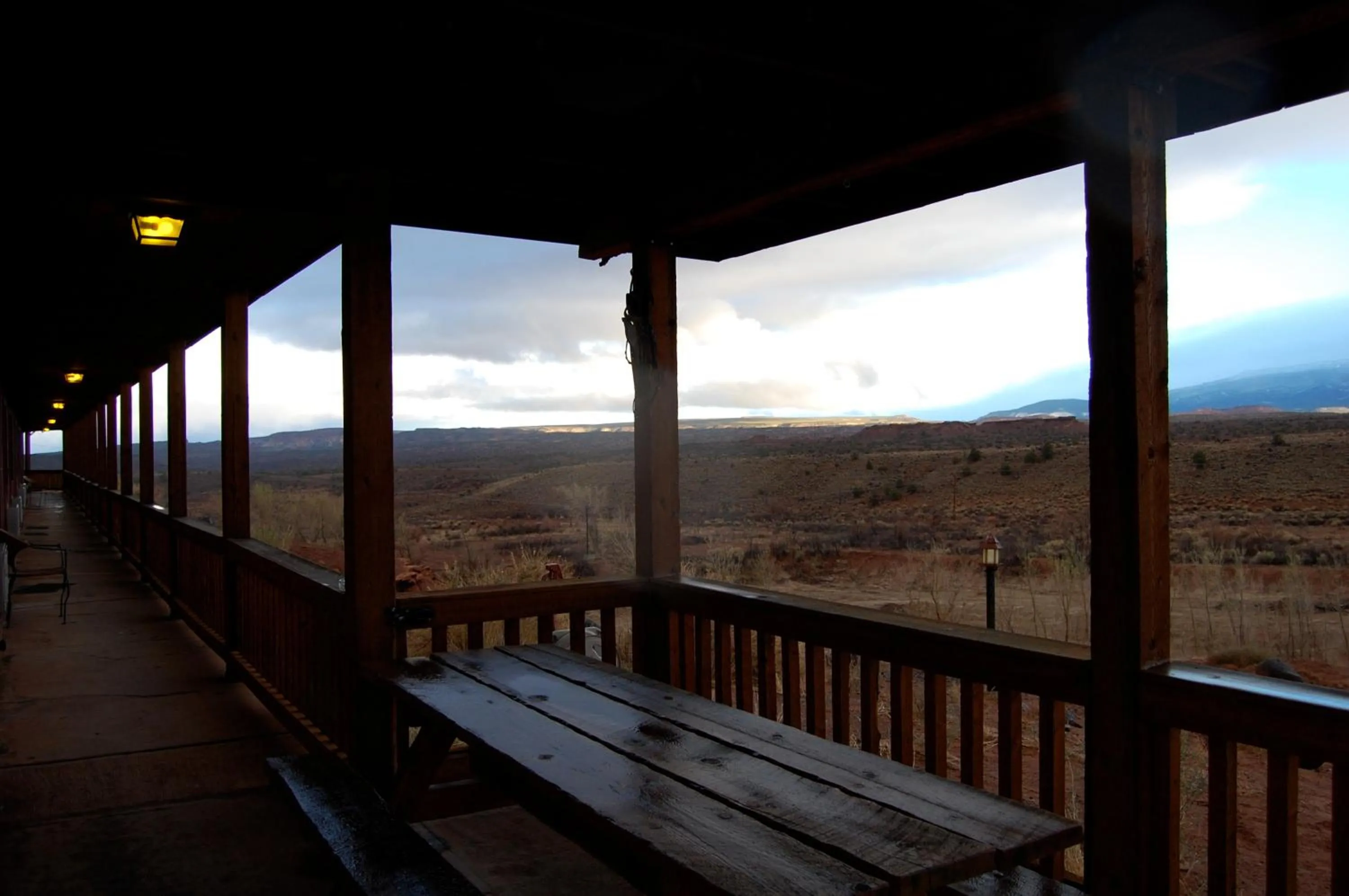 Balcony/Terrace in The Rim Rock Inn