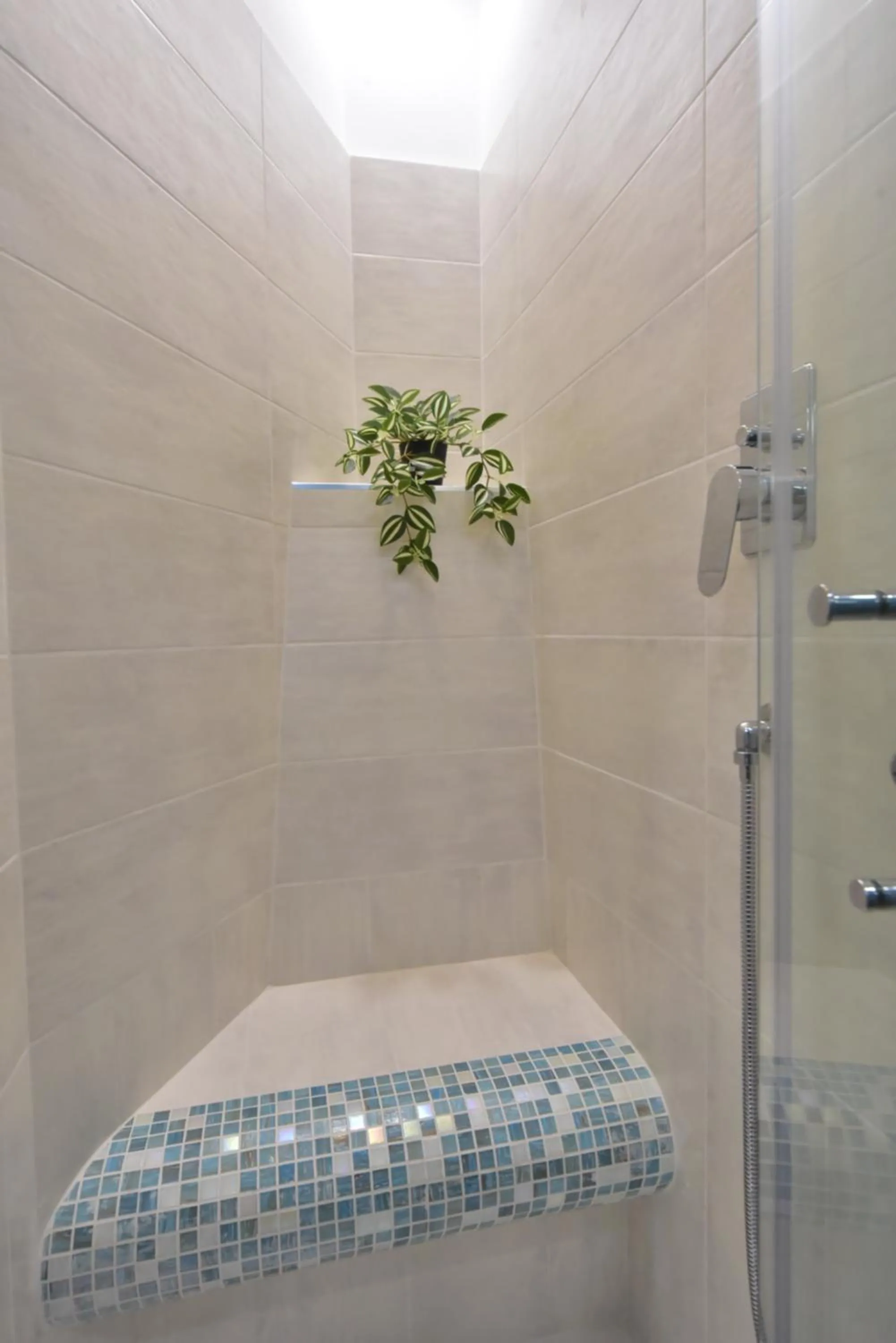 Shower in Sacconi Palace Suite Roma