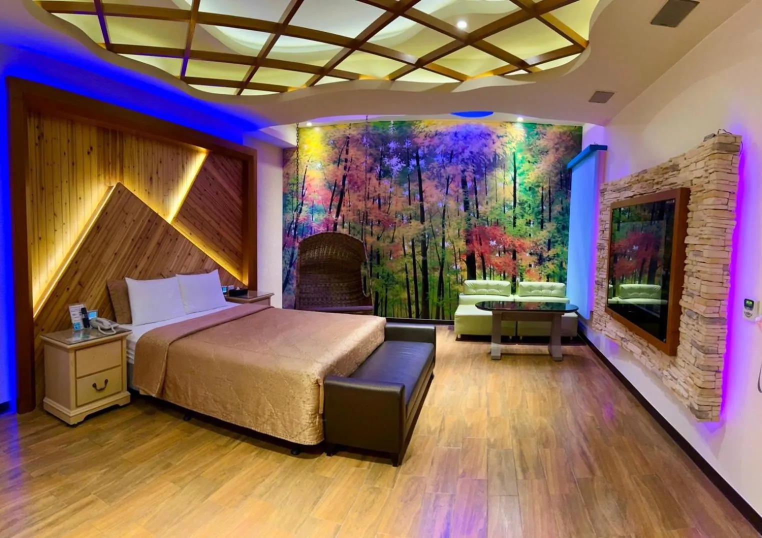 Photo of the whole room, Bed in Wei Feng Exquisite Motel Pintung Branch