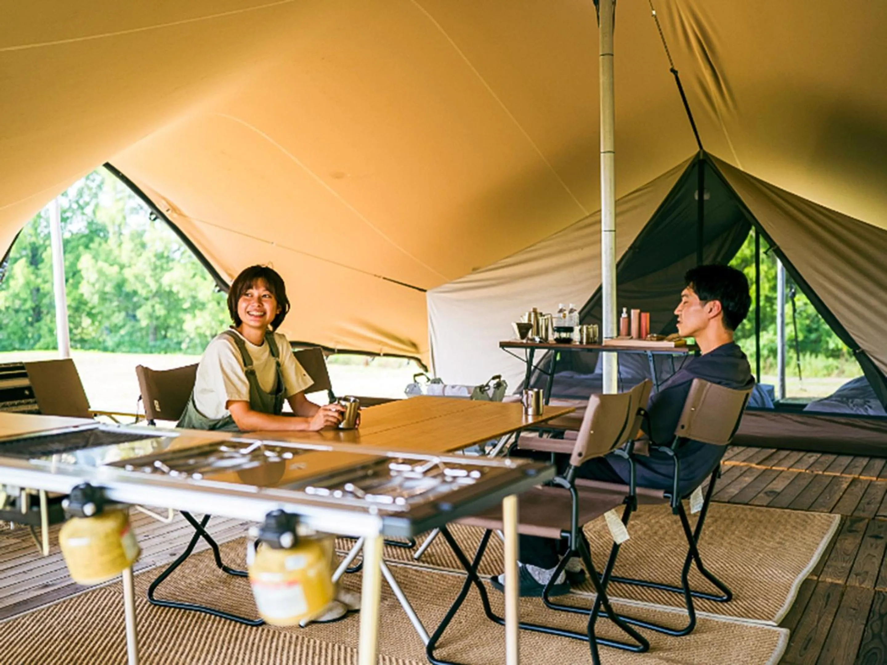 Day in SNOW PEAK FIELD SUITE SPA HEADQUARTERS