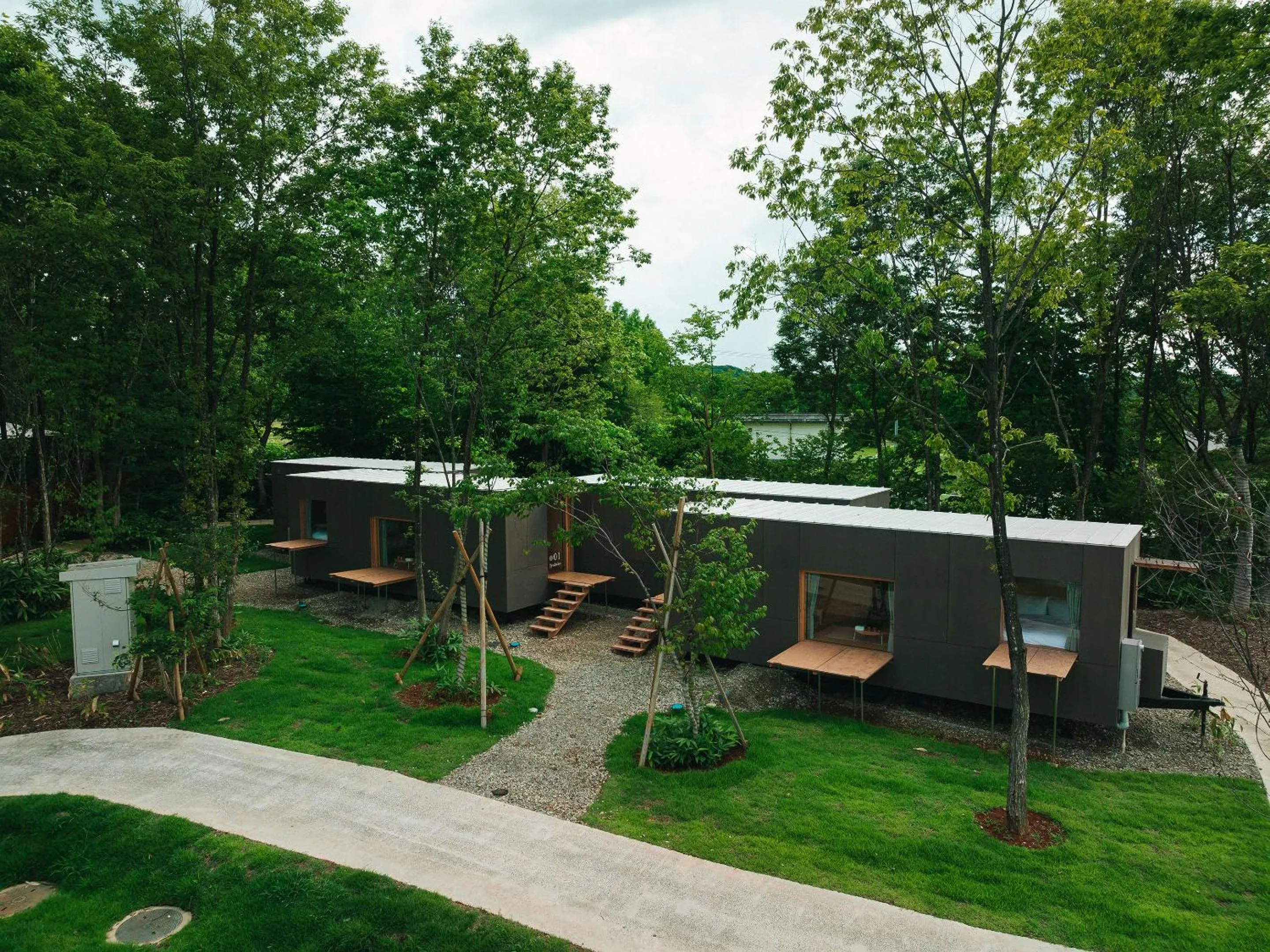 Property building in SNOW PEAK FIELD SUITE SPA HEADQUARTERS