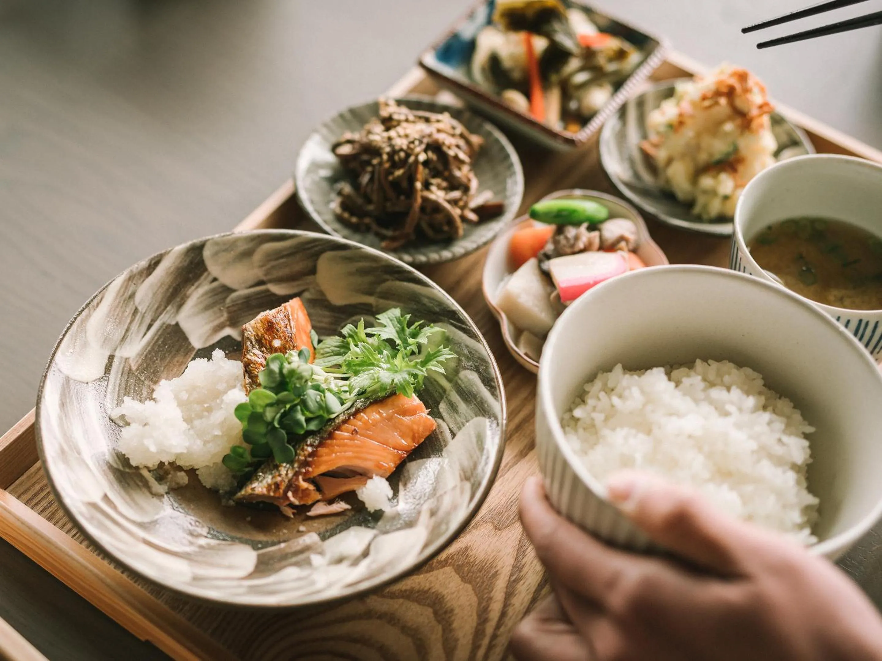 Food close-up in SNOW PEAK FIELD SUITE SPA HEADQUARTERS