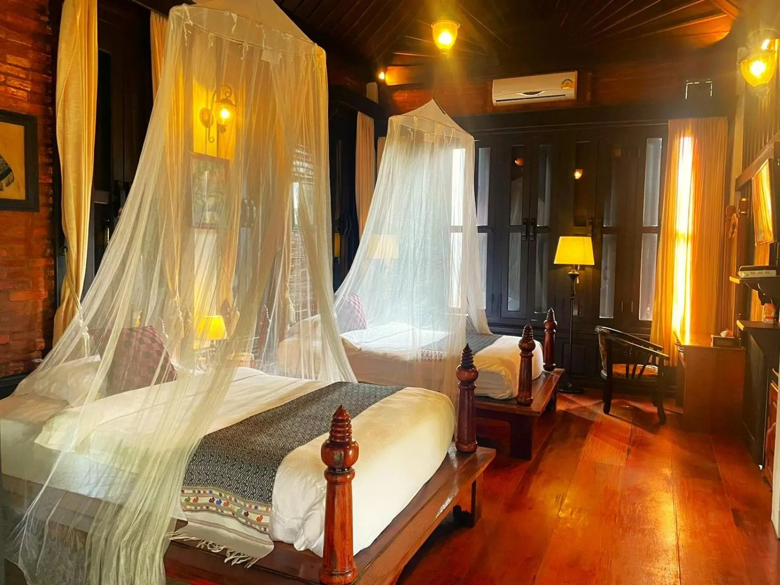 Bedroom, Bed in Namkhan View Luangprabang Resort