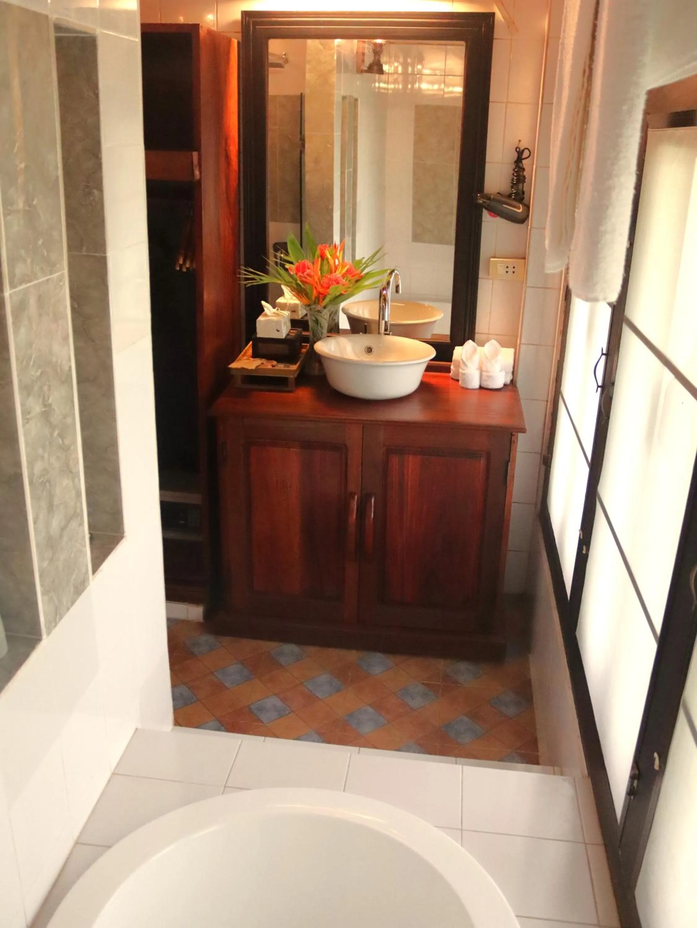 Bathroom in Namkhan View Luangprabang Resort