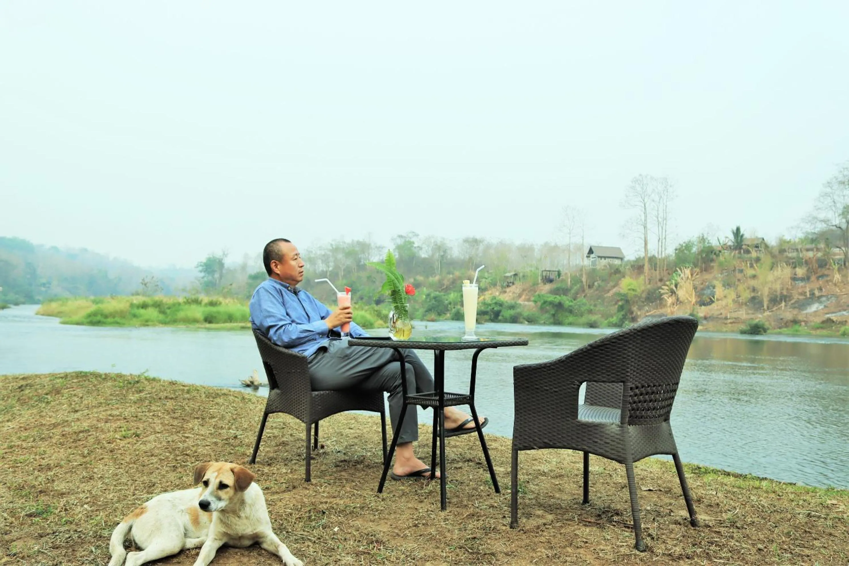 Natural landscape in Namkhan View Luangprabang Resort