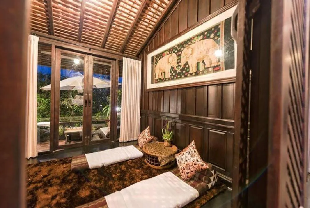 Living room in Namkhan View Luangprabang Resort