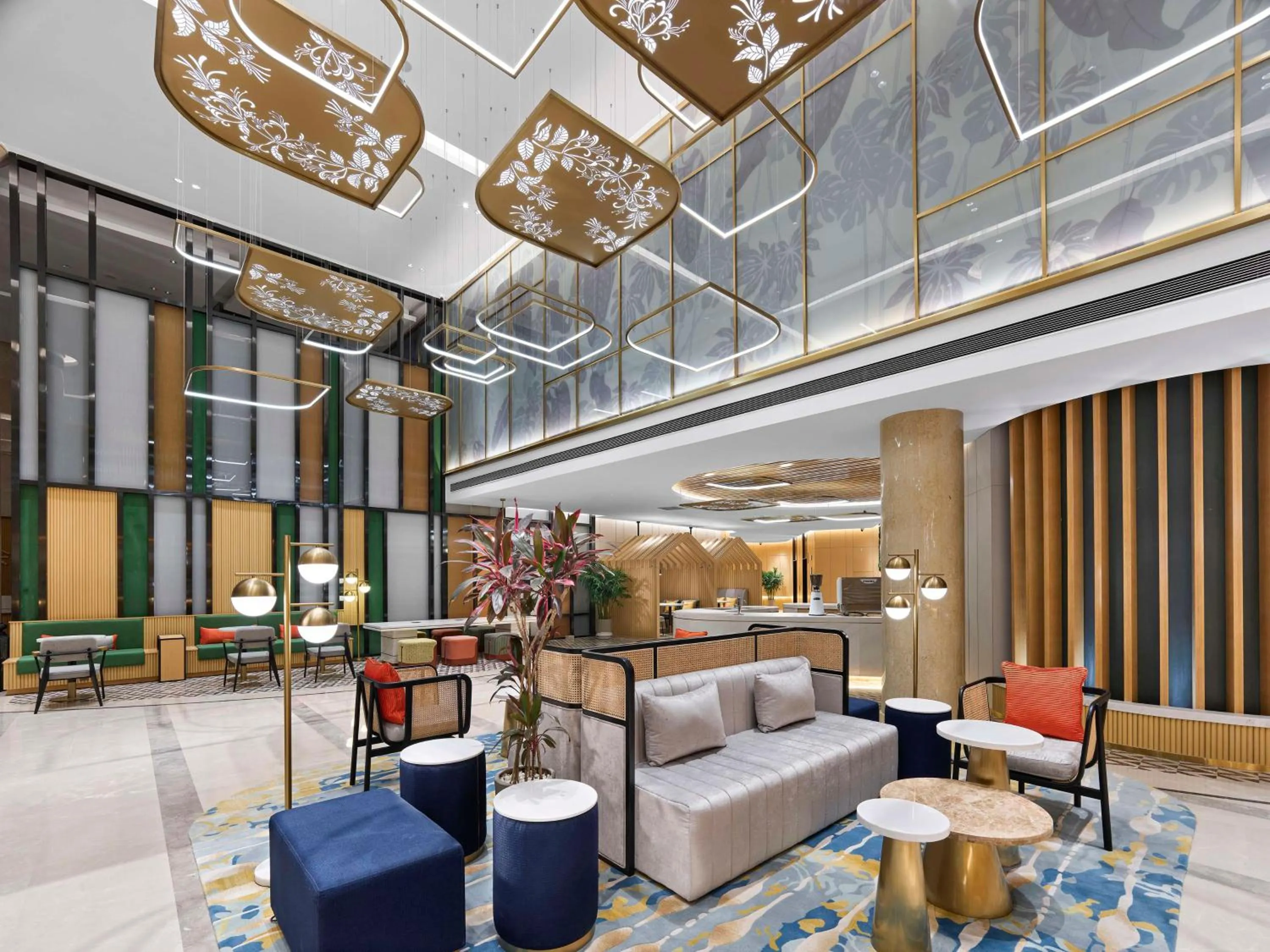 Lobby or reception in Hilton Garden Inn Anshan Haicheng