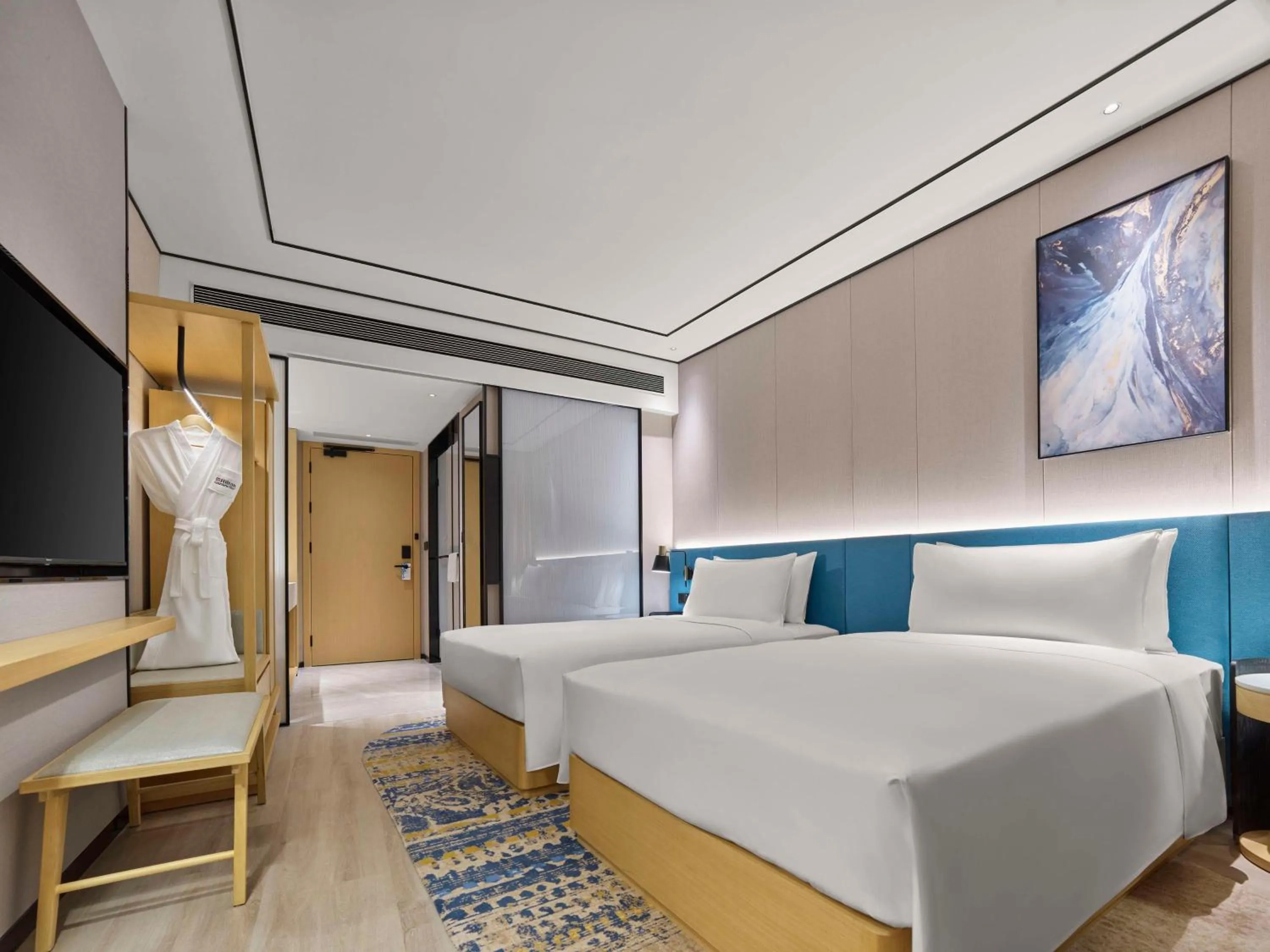 Bed in Hilton Garden Inn Anshan Haicheng